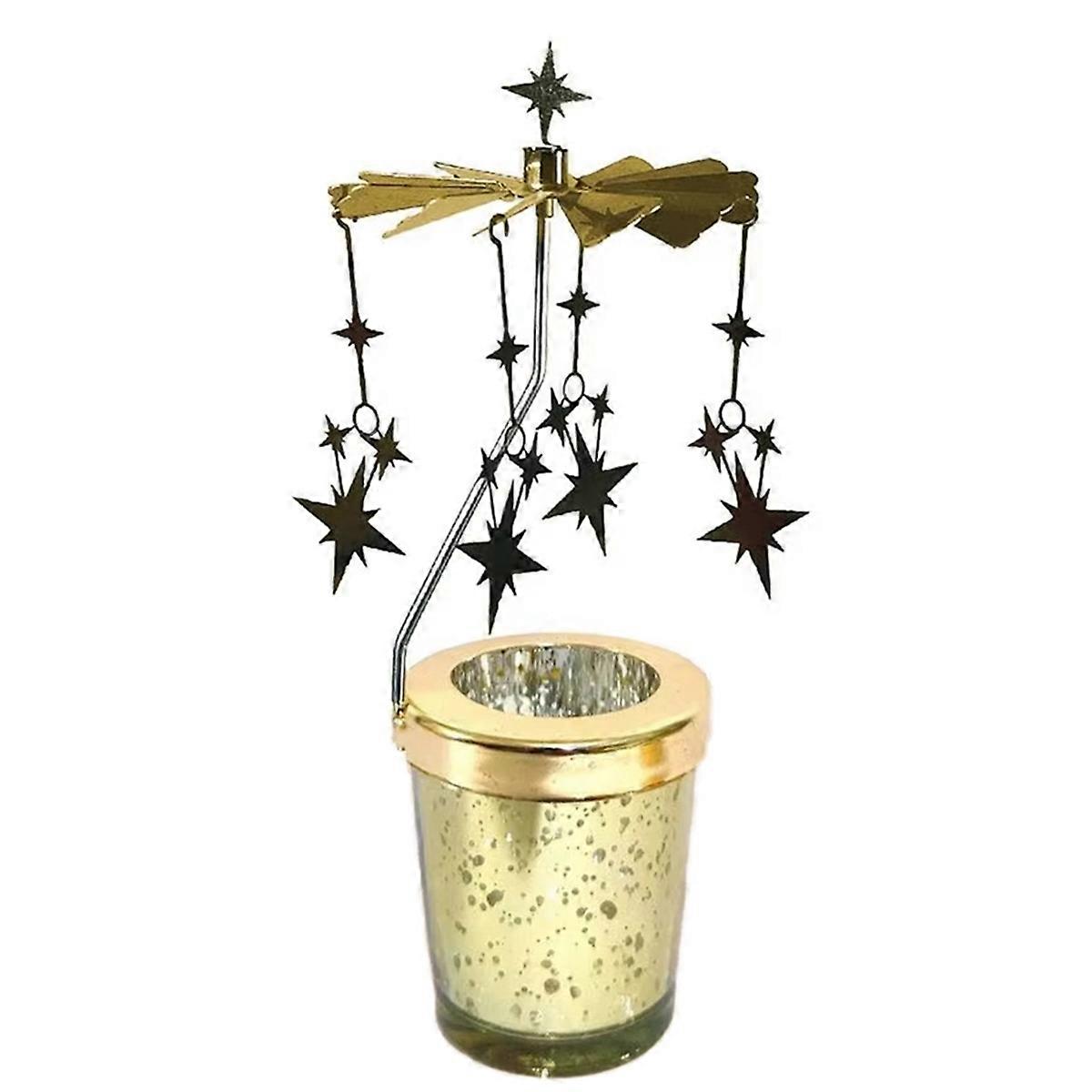 Rotating Candle Holder Candlelight Dinner Props,Star