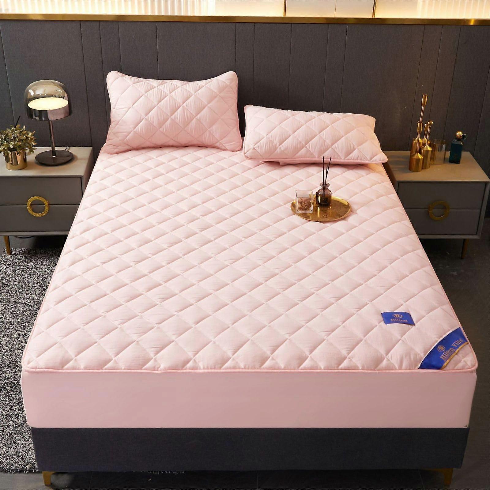 Mattress Protector 200x220 Quilted Double Topper Cover 100% Soft Deep Fitted Breathable Pad Jn2 200x22012cm