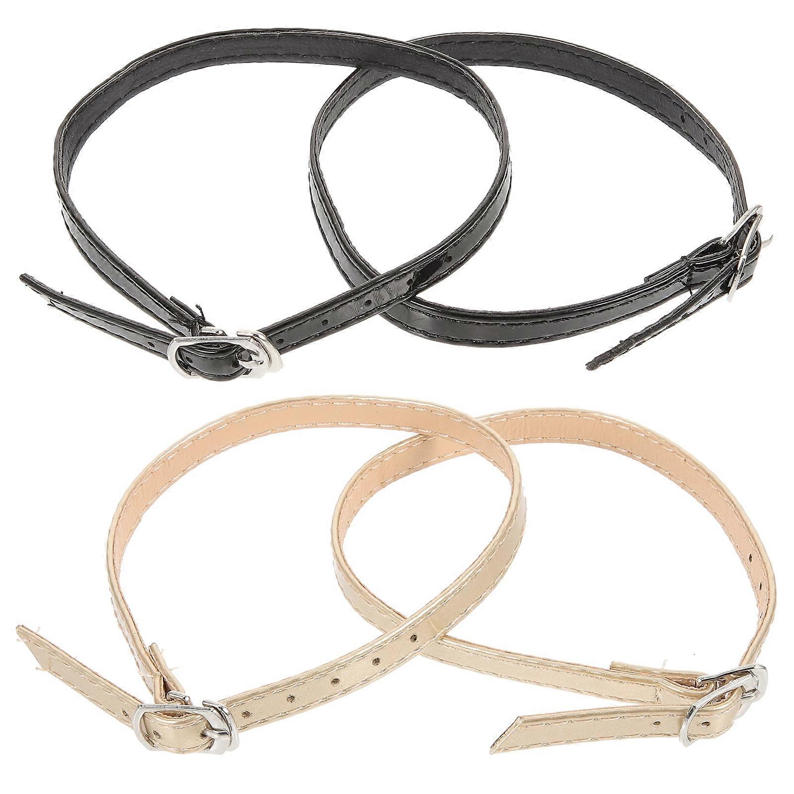 2 Pairs of Replaceable Shoe Strap Adjustable Heel Band Daily Use Ankle Strap High Heel Supply