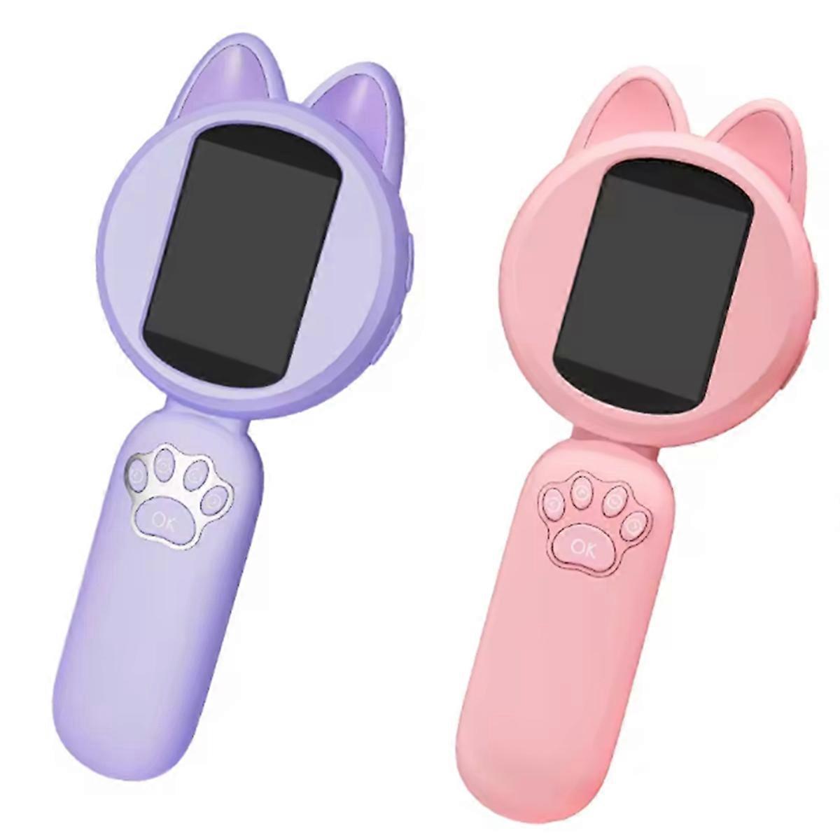 Microscope for Kids 2 Inches LCD Screen with 8 Led Lights Portable Kid Mini Microscope Handheld Microscope