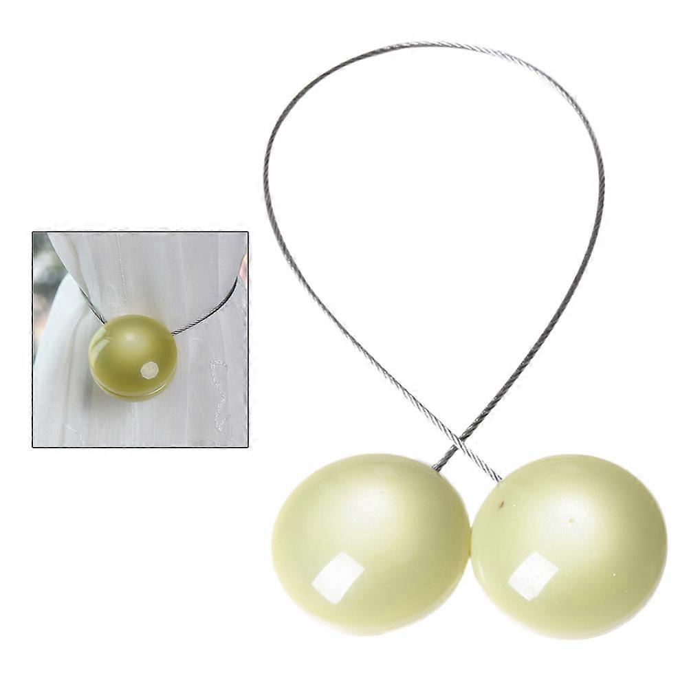Curtain Tiebacks Resin Magnetic Curtain Tiebacks for Tying Curtains Green