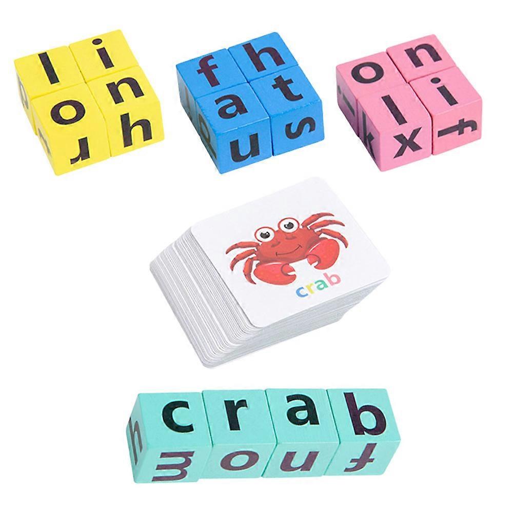 Learning Toy Alphabet Spelling Blocks for Kids with 2Sets Included