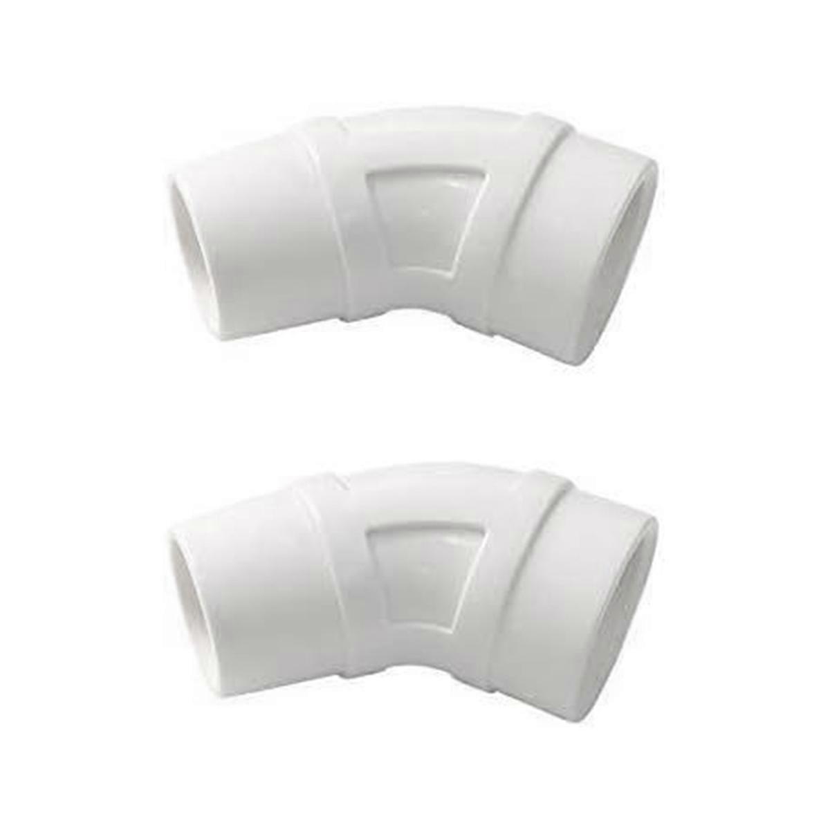 2 Pack Pool Cleaner 45 Degree Elbow W70244 for Zodiac G2 G3