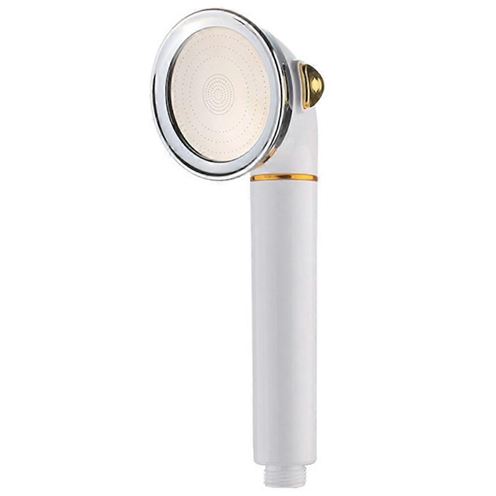 Pressurized Water Saving Hose Showerhead Shower Head White