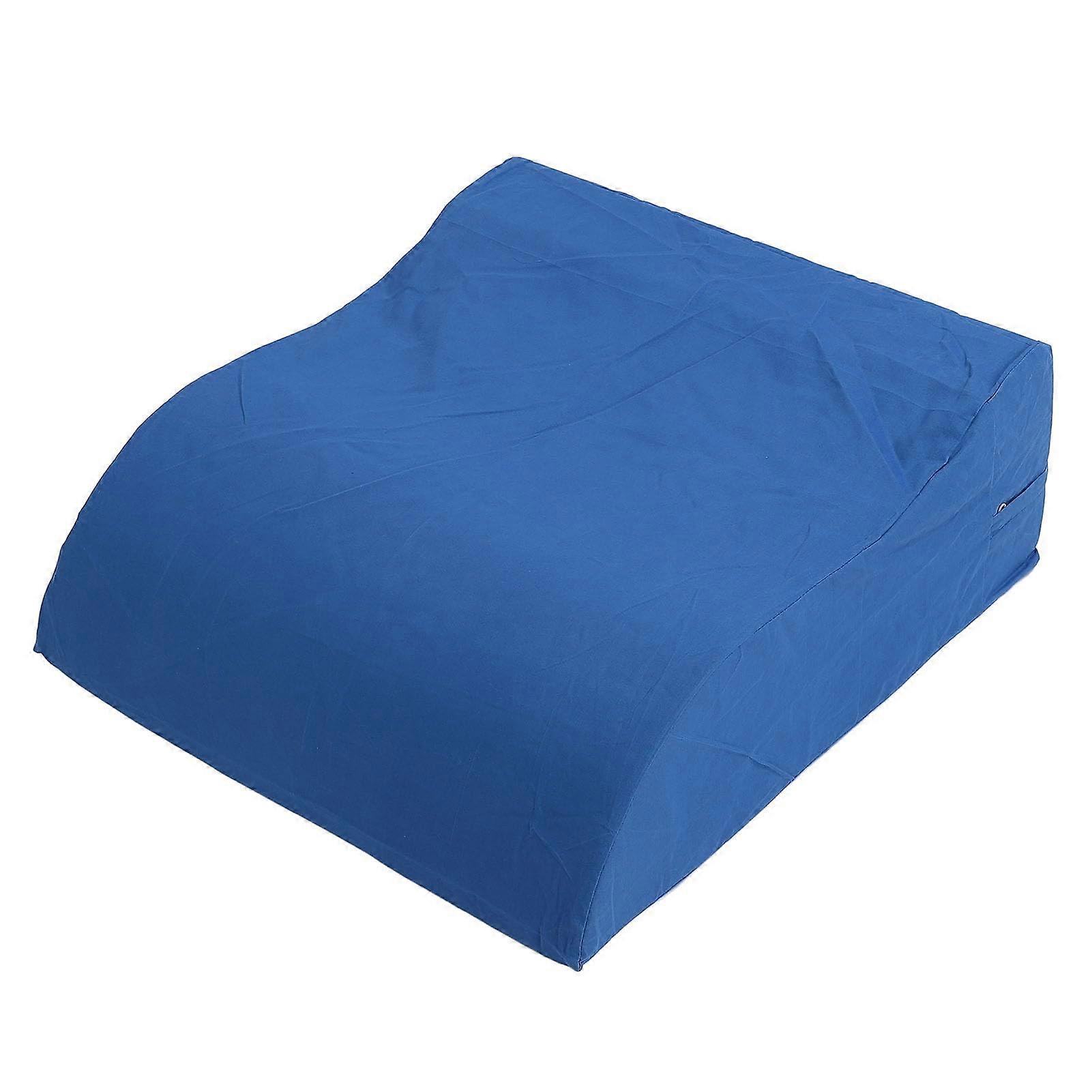 Leg Wedge Pillow Blue Leg Support Wedge For Lower Limbs Sleeping