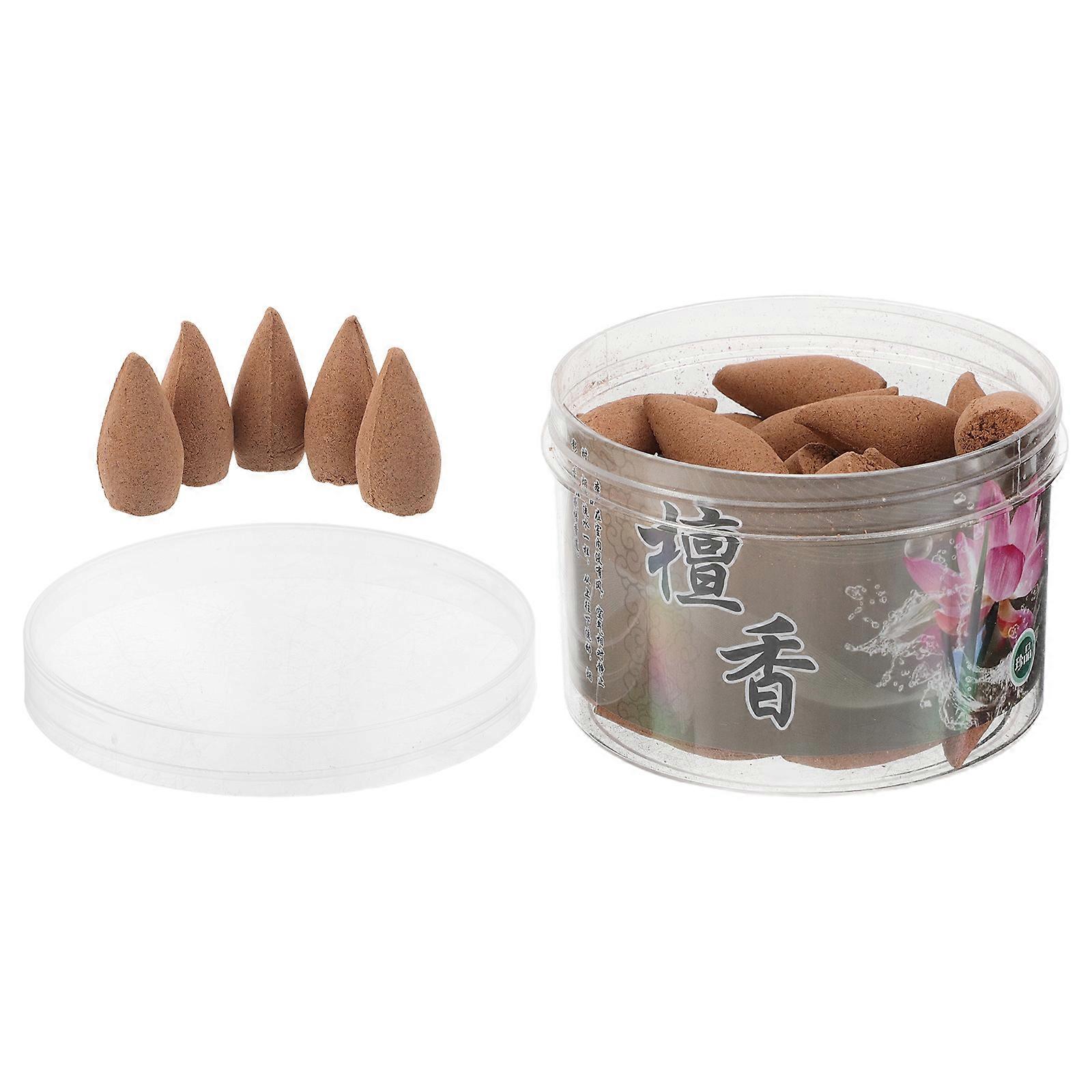 Backflow Sandalwood Incense Cones for Mindfulness 3 Boxes with