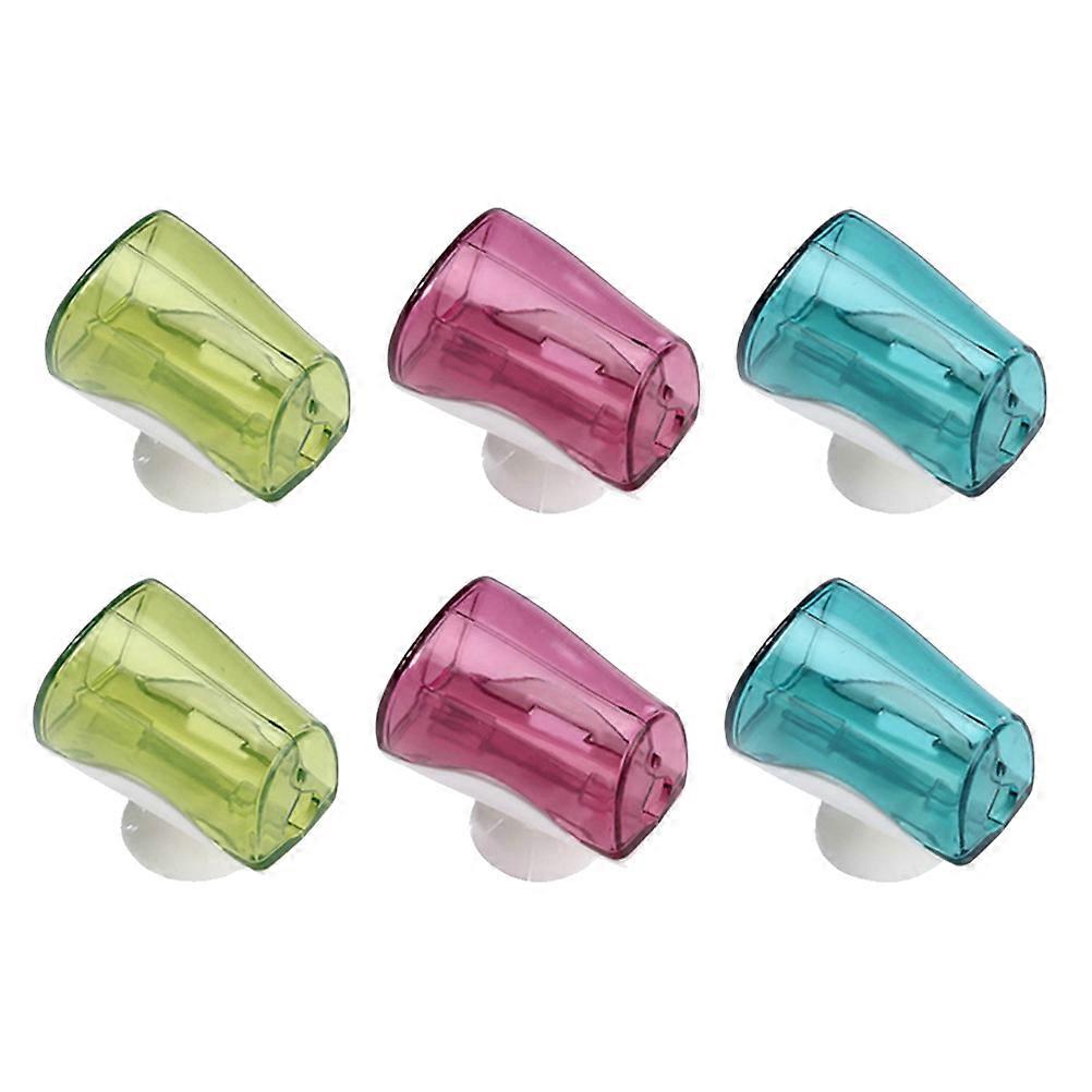 Toothbrush Holder Suction Wall Mount Protects Brush 18Pcs