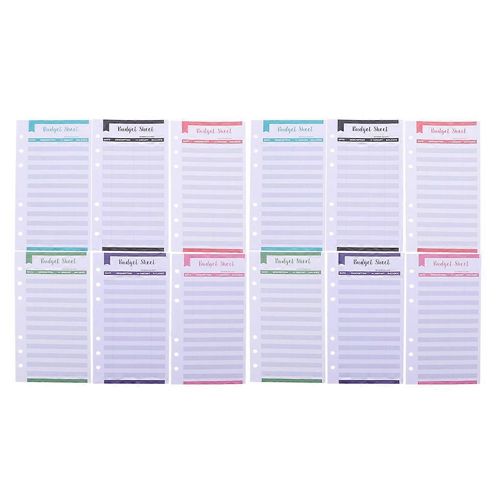 Portable Budget Pads Household Budget Planner for Organized Spending 120Pcs