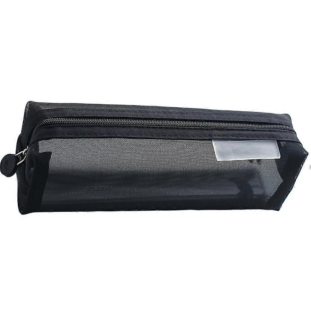 Large Capacity Writing Pencil Case For Exam Use With Black Color And Simple Design Storage Function 1Set