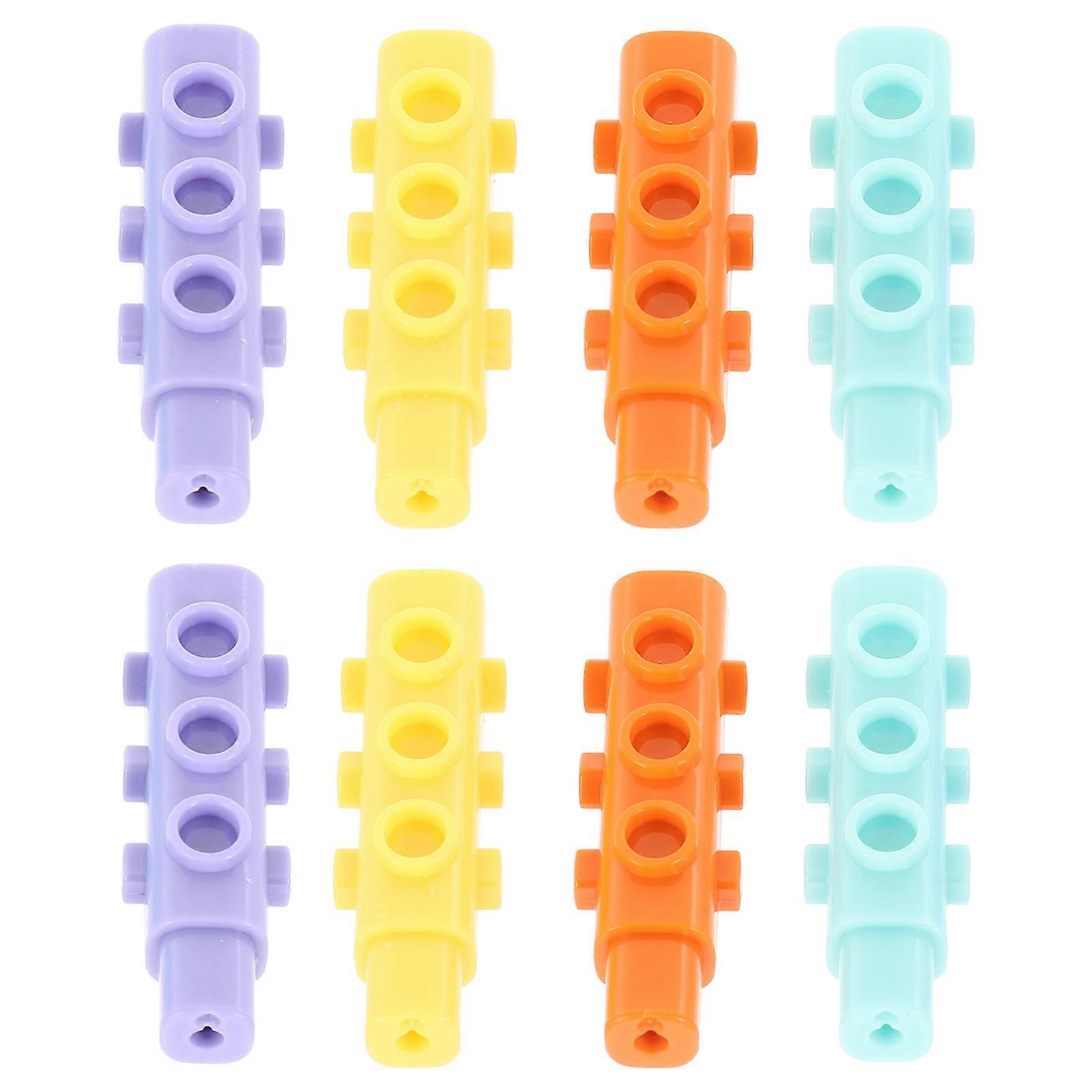 Drawing Pencil Extenders Anti Drop Pencil Tip Protective Covers For Children Hexagonal Rod Compatible 8Pcs