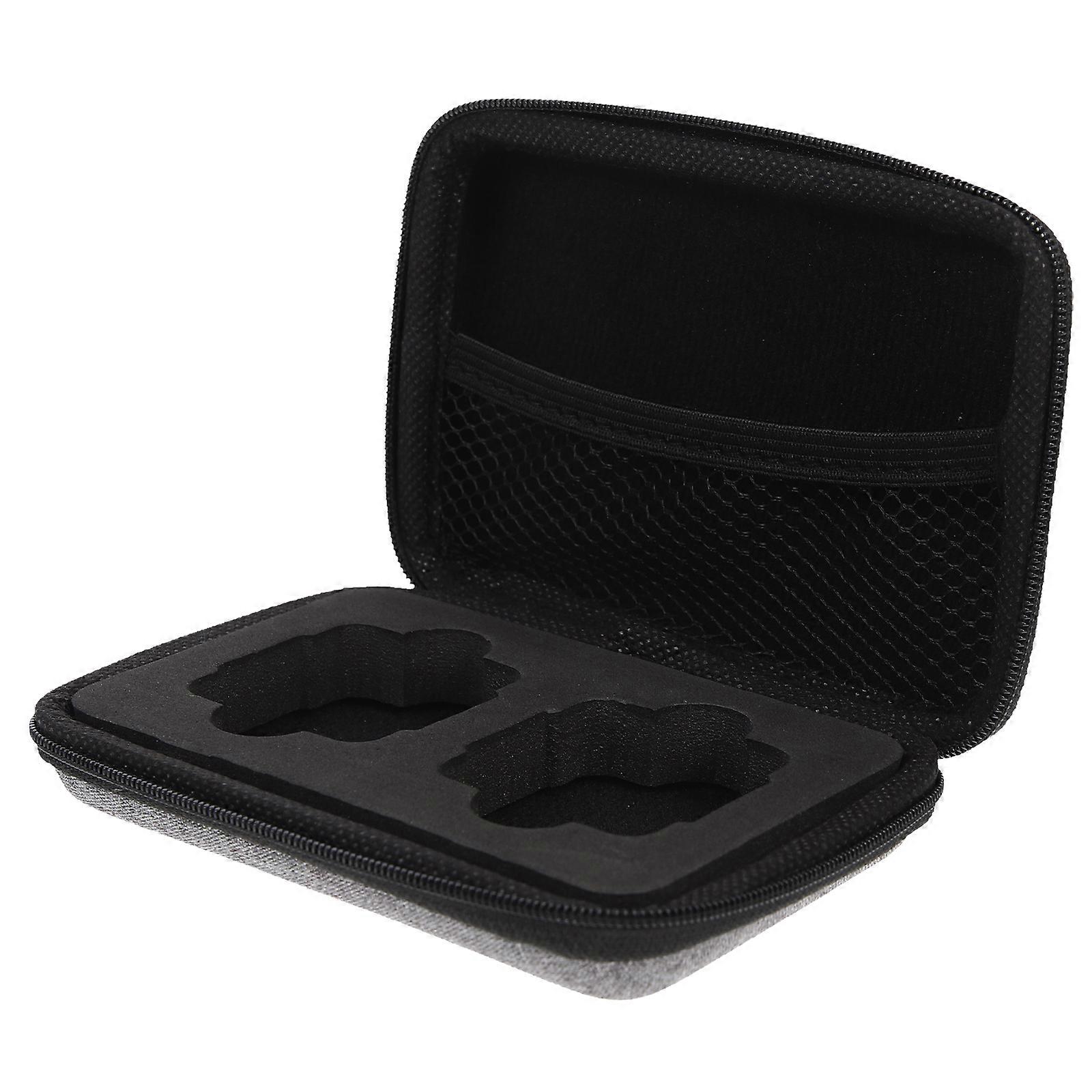 Grey Microphone Storage Bag for Electronic Product Organization 2Pcs Waterproof Case