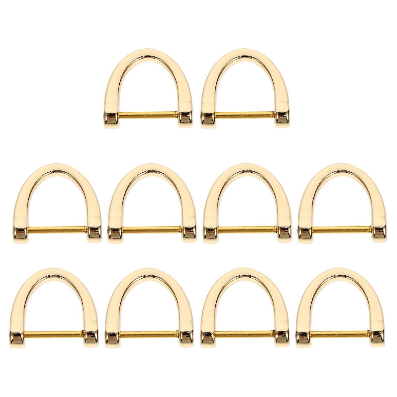 -Shaped Rings Sturdy Replacement for DIY Bag Accessories 30Pcs