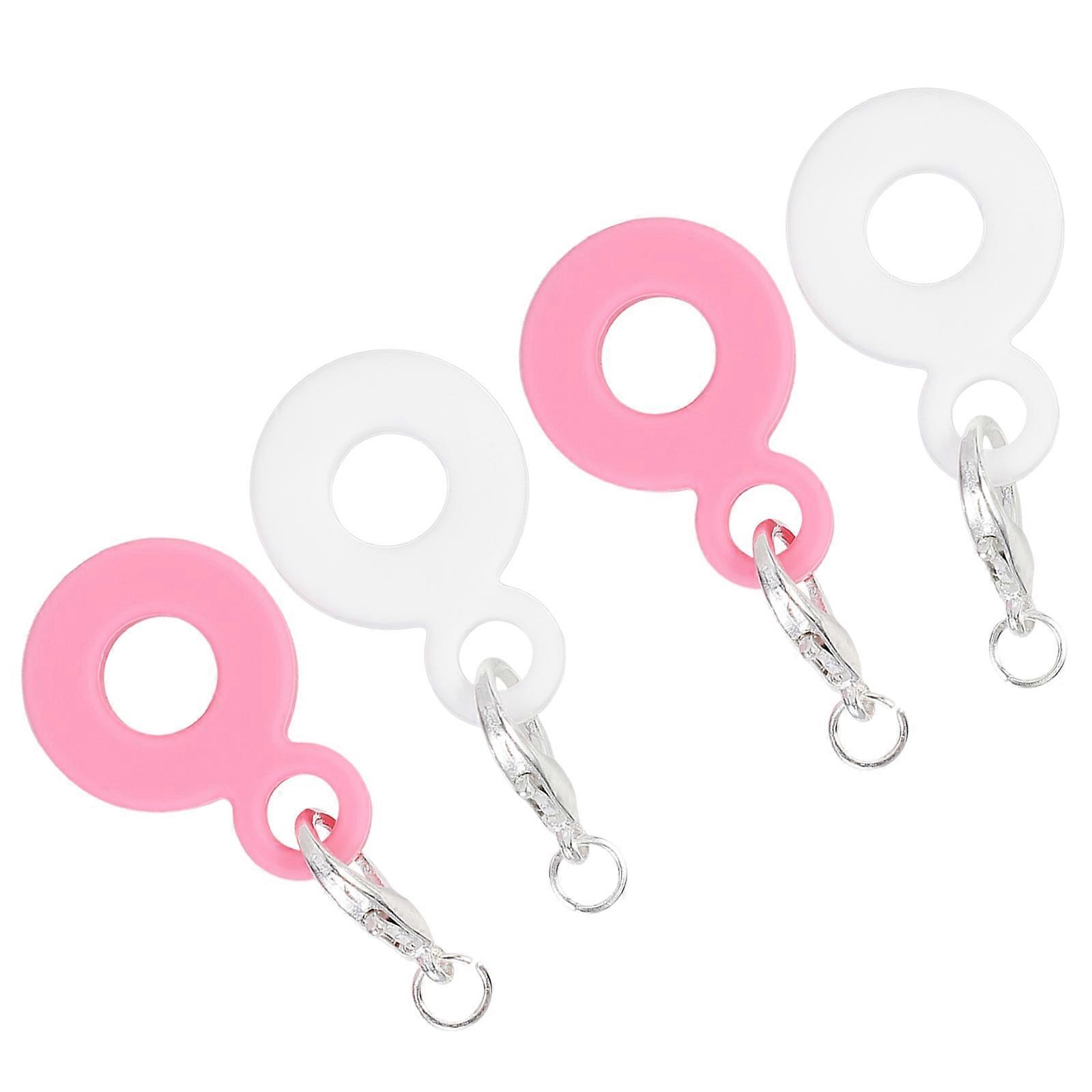 Straw Hanging Decors Silicone Pendant Compatible For Stanley Straw 4Pcs