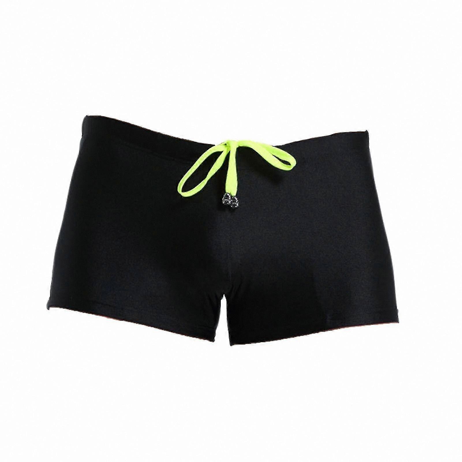Men's Swim Trunks with 3D Cut, High Elasticity and Low Rise Design for Comfortable Swimming