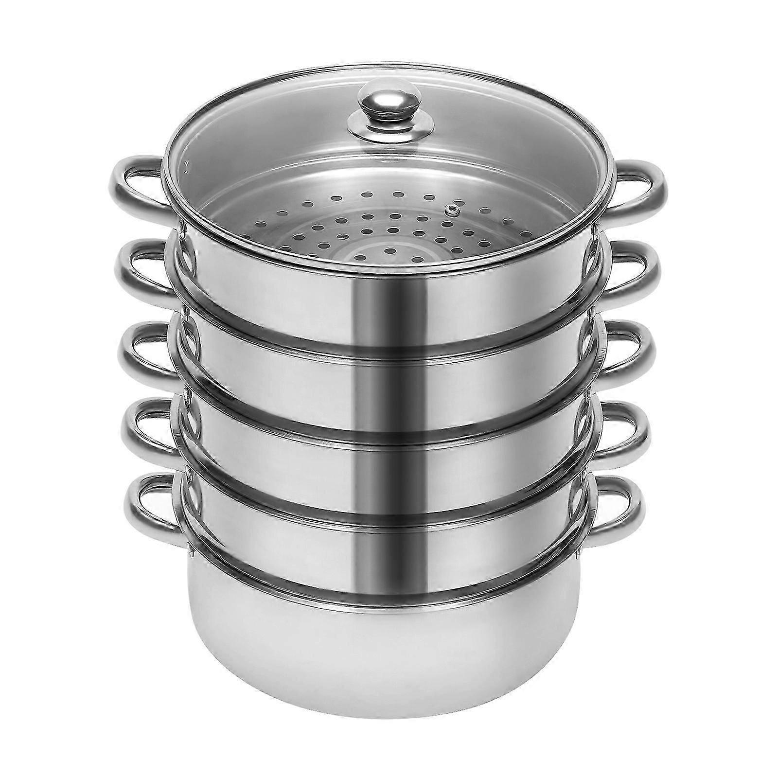 5-Layer Stainless Steel Steamer 26/28/30CM