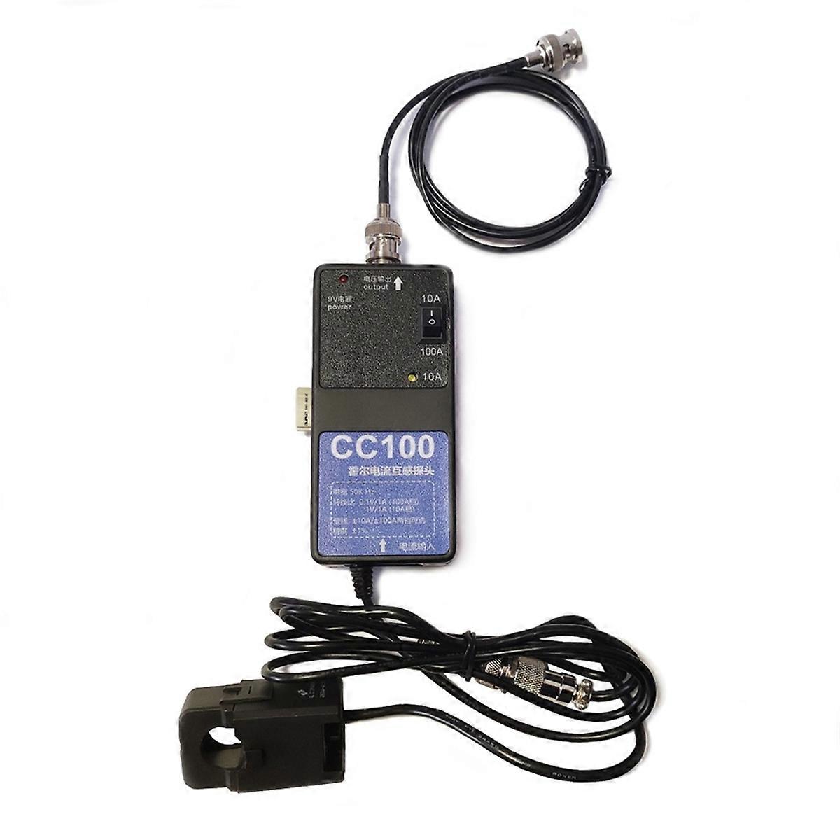 Oscilloscope Current Probe(Current Clamp), Model CC100, DC-50KHz, Universally for Oscilloscope Current Probe