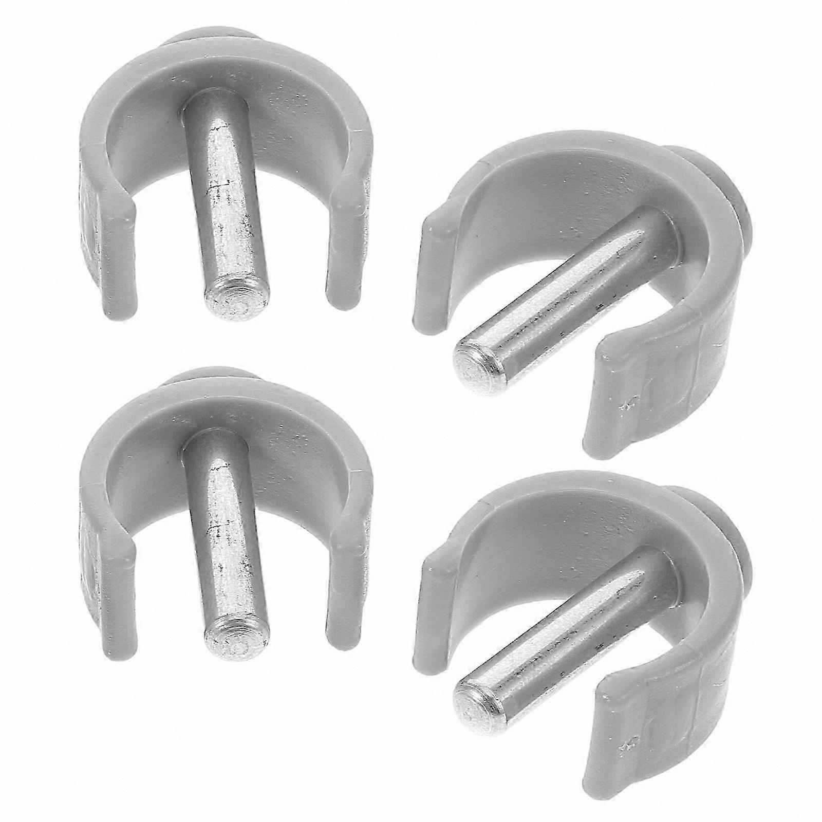 4pcs Crutch Handle Clamp Buckle for Walker Cane Accessories & Climbing Stick Pole Clips