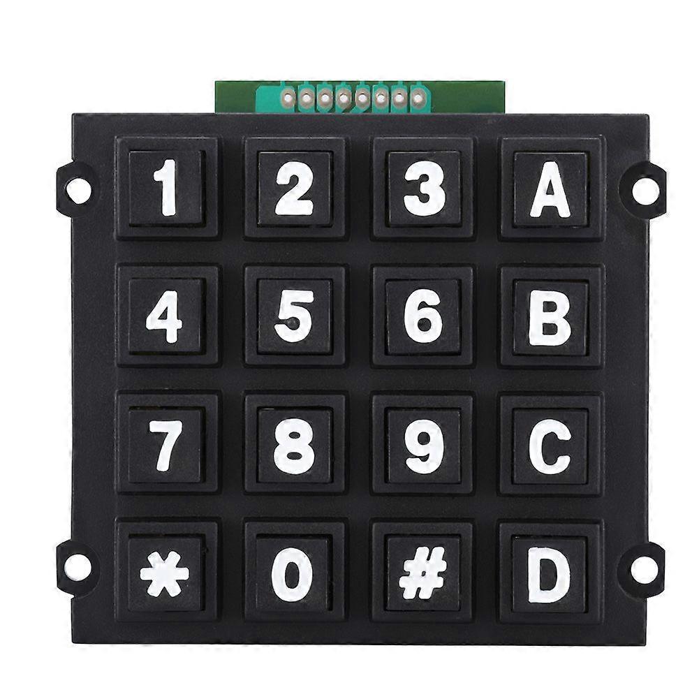 Keyboard Modules with 16 Keys 4x4 Push Buttons External Big Keypad for MCU