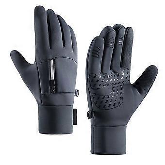 1 Pair Waterproof Glove Windproof Polyester Gloves Cycling Mittens