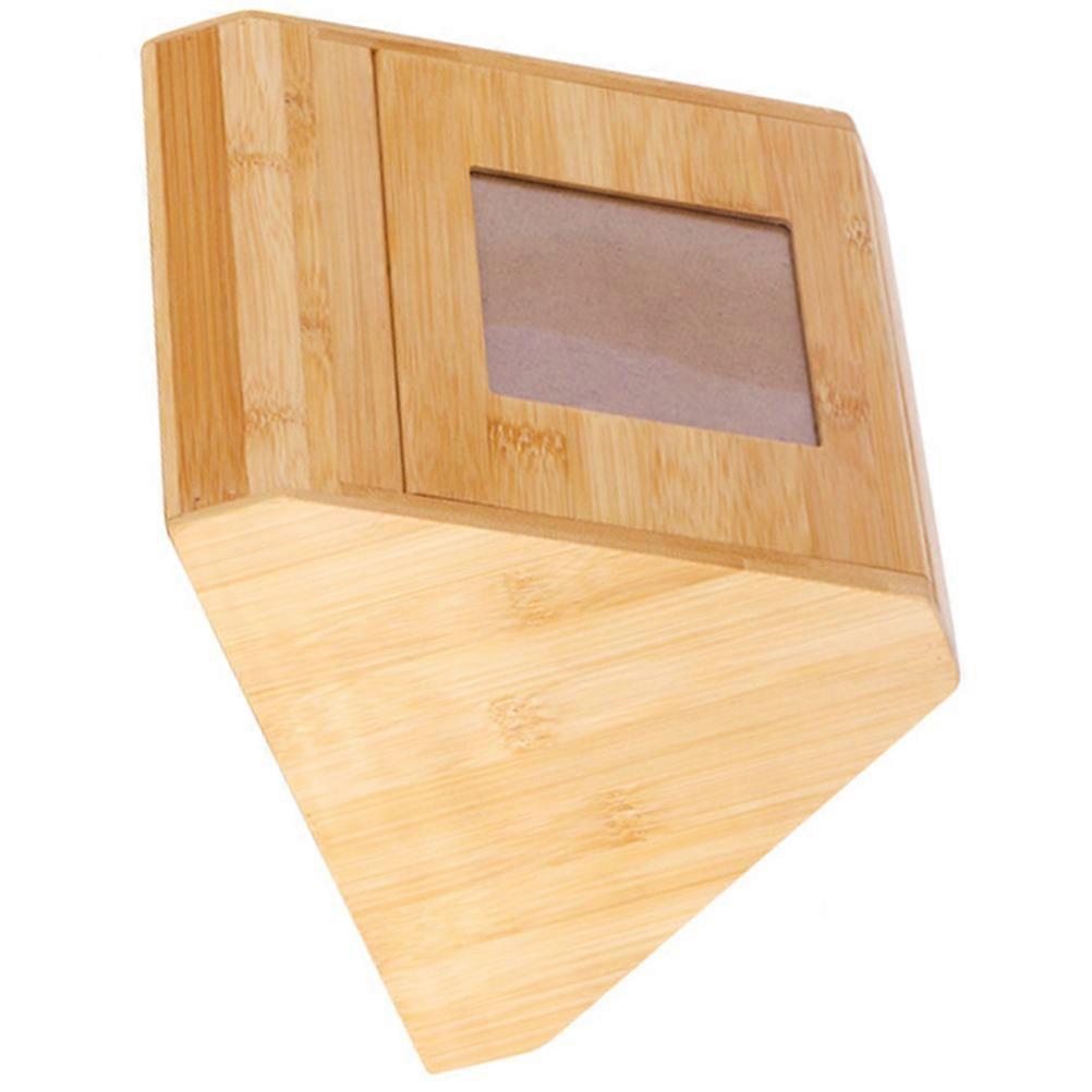 Pet Memorial Urn Bamboo Cremation Urn for Storage with Photo Frame for Pets