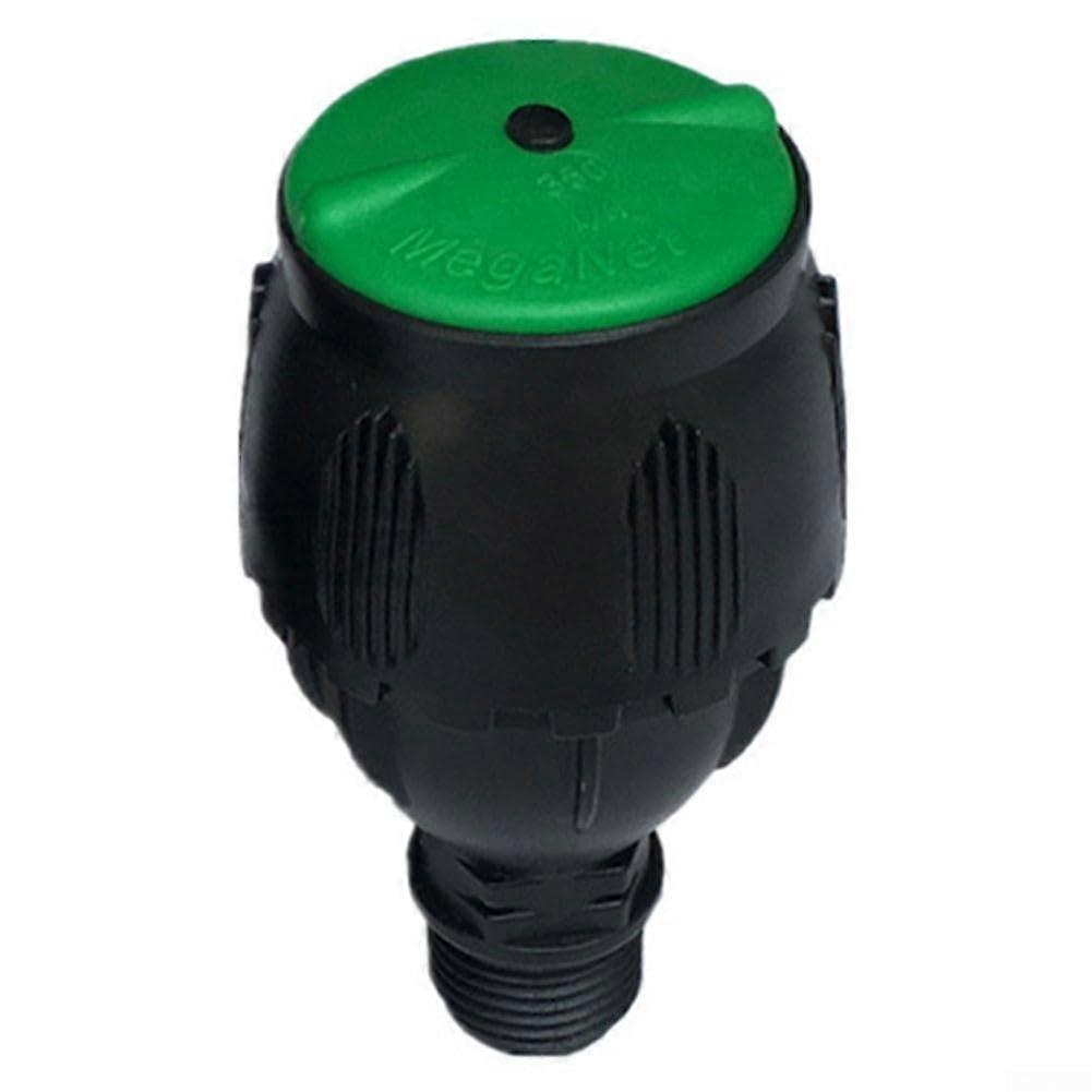 Adjustable Range Tripod Sprinkler Stainless Steel And Plastic Construction Green Nozzle Adjustable Spray Radius