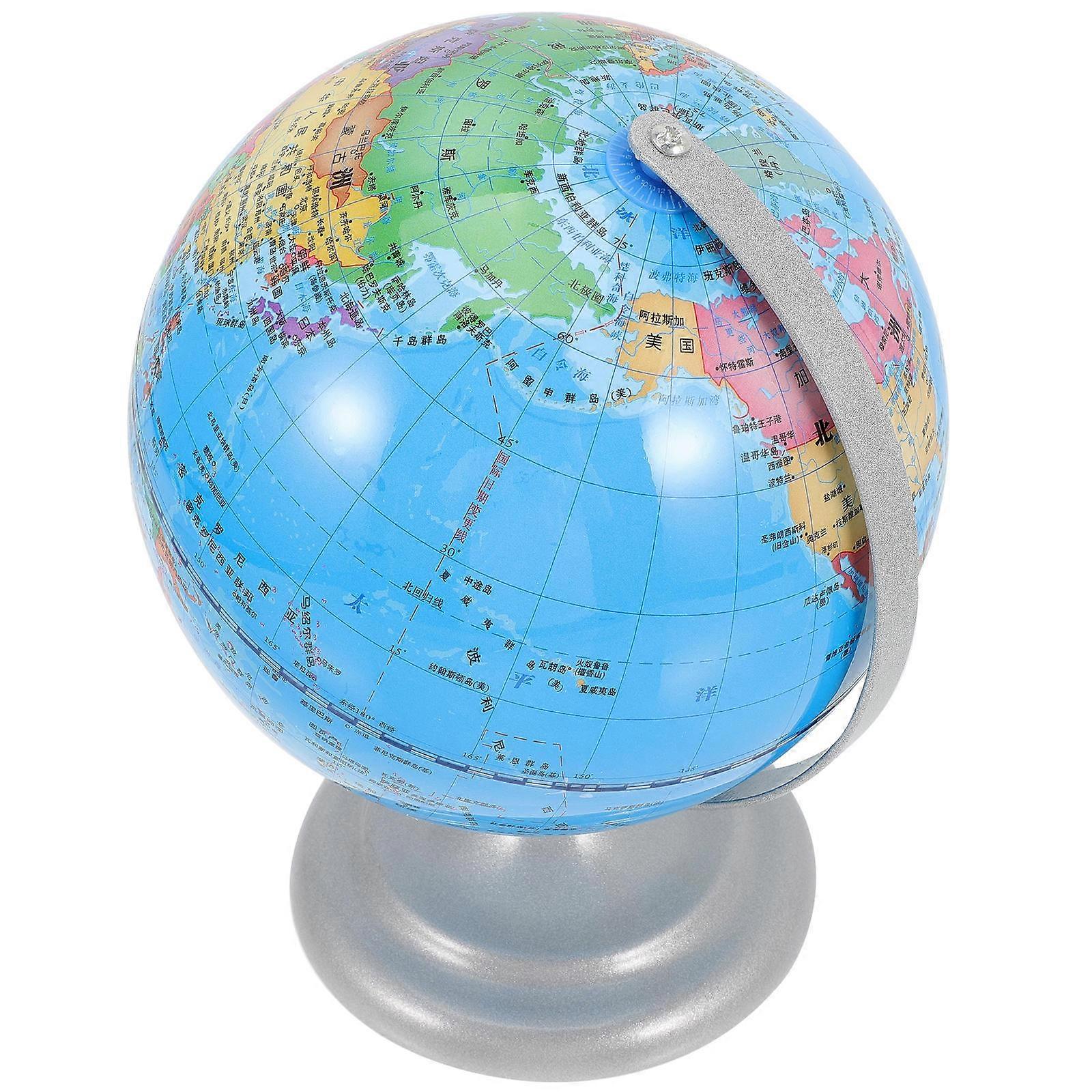 Tabletop Globe Decor Decorative Terrestrial Globe Adornment for 3Pcs