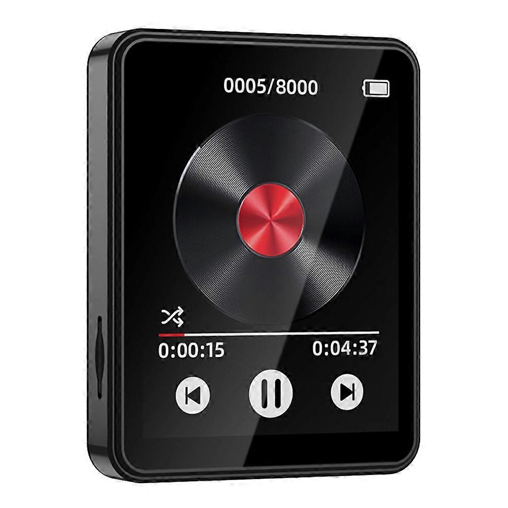 2.4 Inch MP3 Player Support Bluetooth Full Screen Touch HiFi Music Player Built-in Speaker with E-Book /Radio/FM/Video
