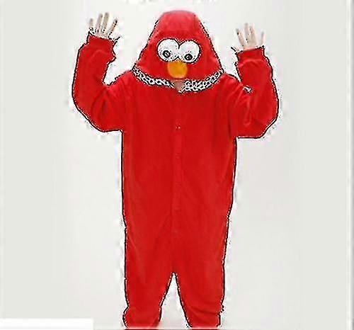 Erwachsene Sesamstraße Cookie Monster Kostüm Pyjama Outfit.