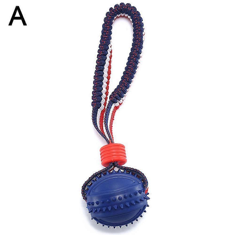 Minge pentru câini pe o frânghie jucării de mestecat jucărie interactivă minge de frânghie jucării puternice fierbinți