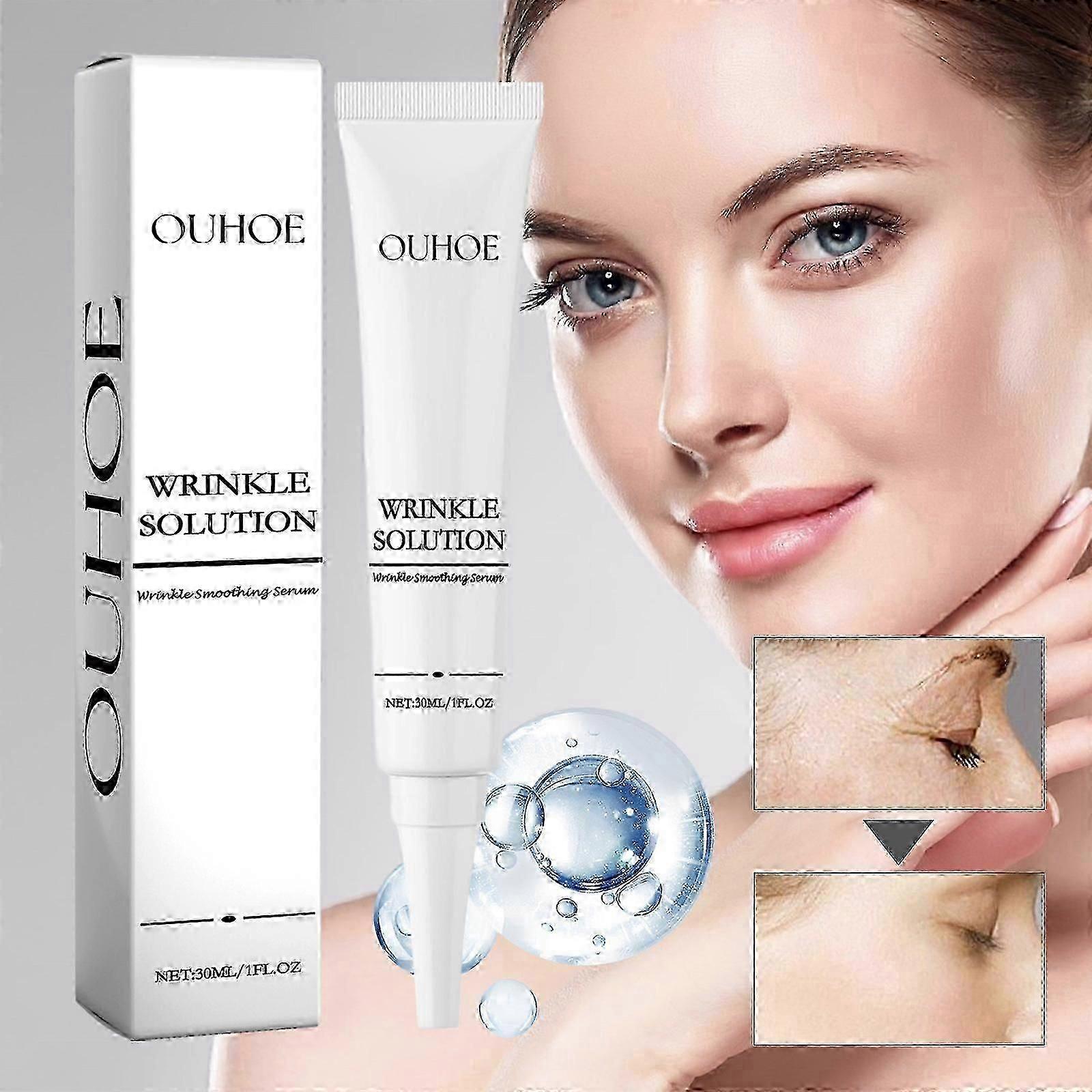 Wrinkle Solution Wrinkle Smoothing Tinted Serum, Firming Face Skin Anti-Wrinkle Smoothing Tinted Serum, Reduce Fine Lines