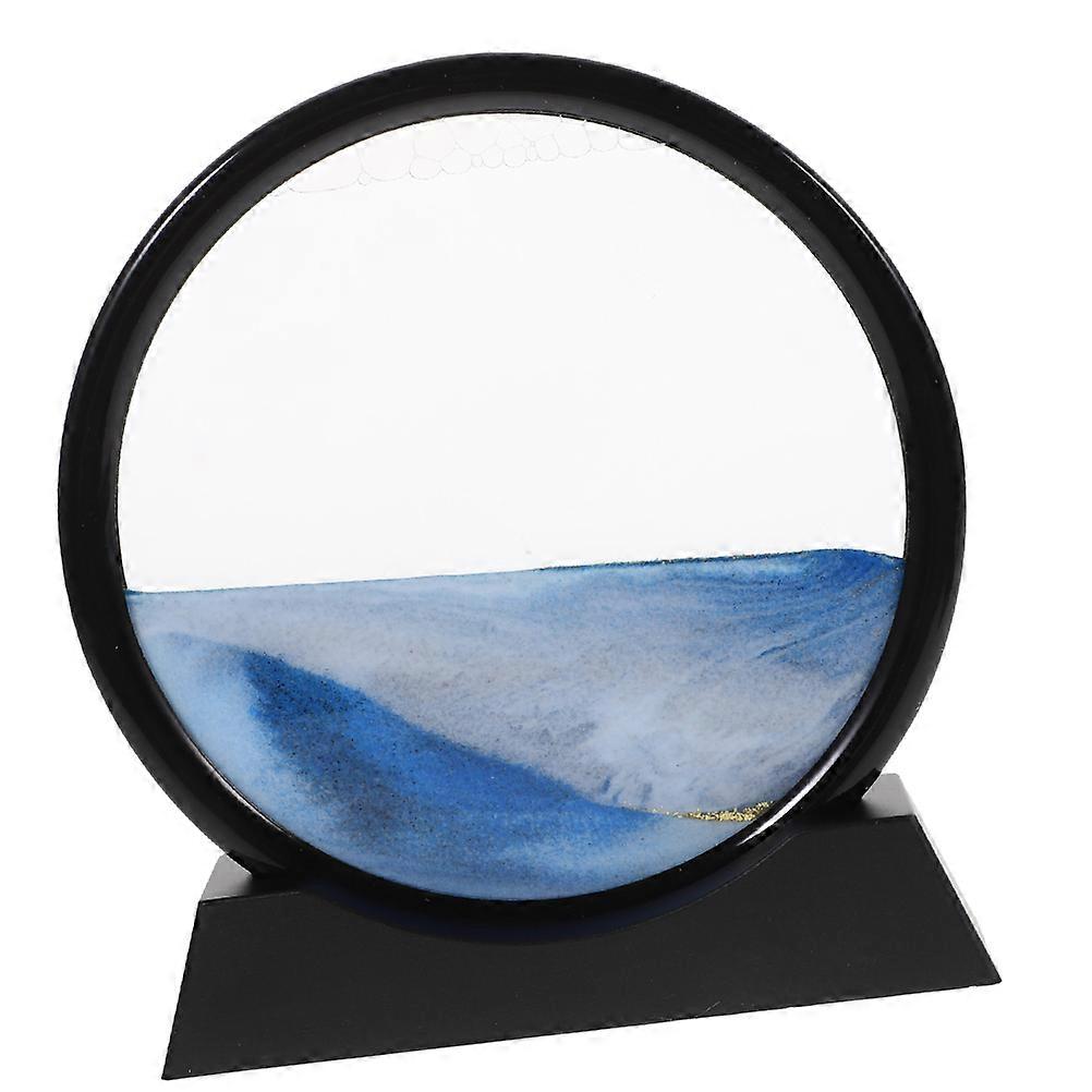 3D Sand Art Dynamic Flowing Sand Painting Ornament for 2Pcs Table Decor