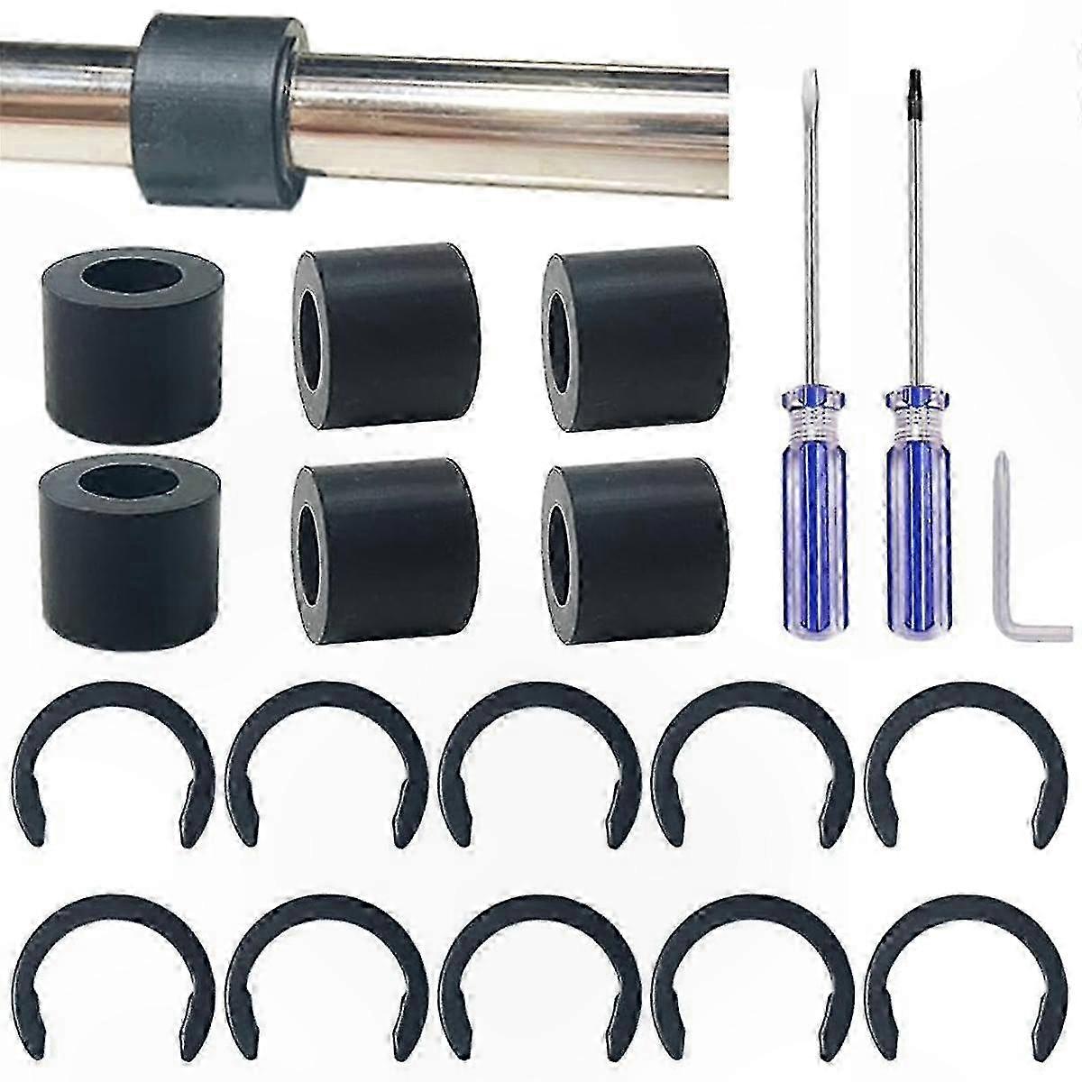 Replacement Rubber Roller Kit for Pad Rail, Complete Repair Set Compatible with Maker 3