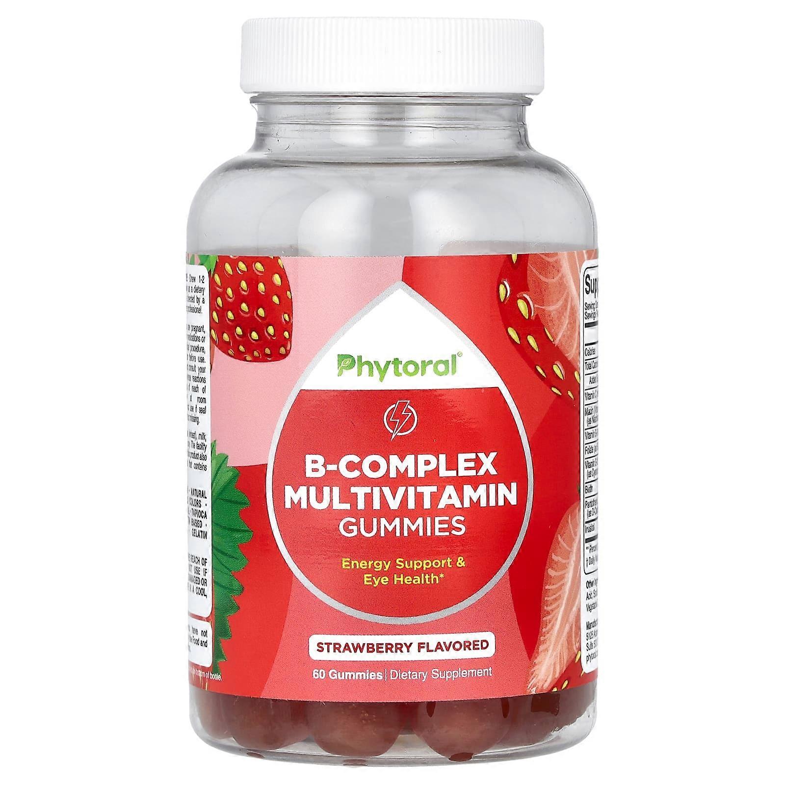 B-Complex Multivitamin Gummies, Strawberry , 60 Gummies