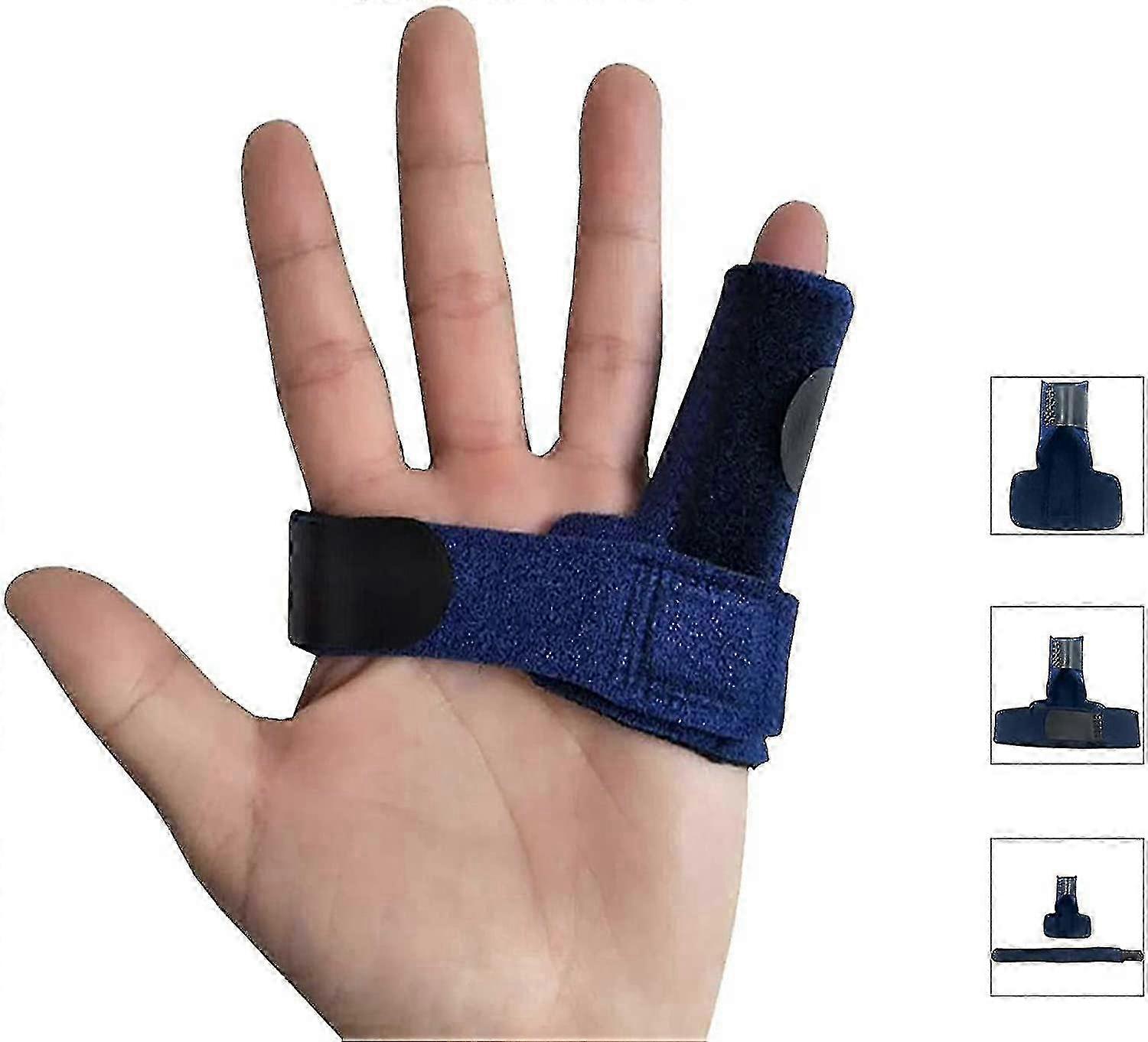 Trigger Finger Splint - Adjustable Finger Support Brace with Fastening Tape for Alleviating Finger Locking, Popping, Bending, Stiffness, Tendon Releas