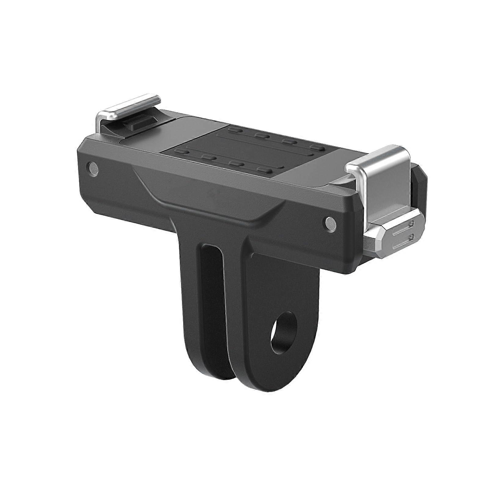 Plastic Quick Release Mount for Osmo 360 and Osmo Action 5 Pro/4/3 Magnetic Base Stainless Claw AntiVibration Pads