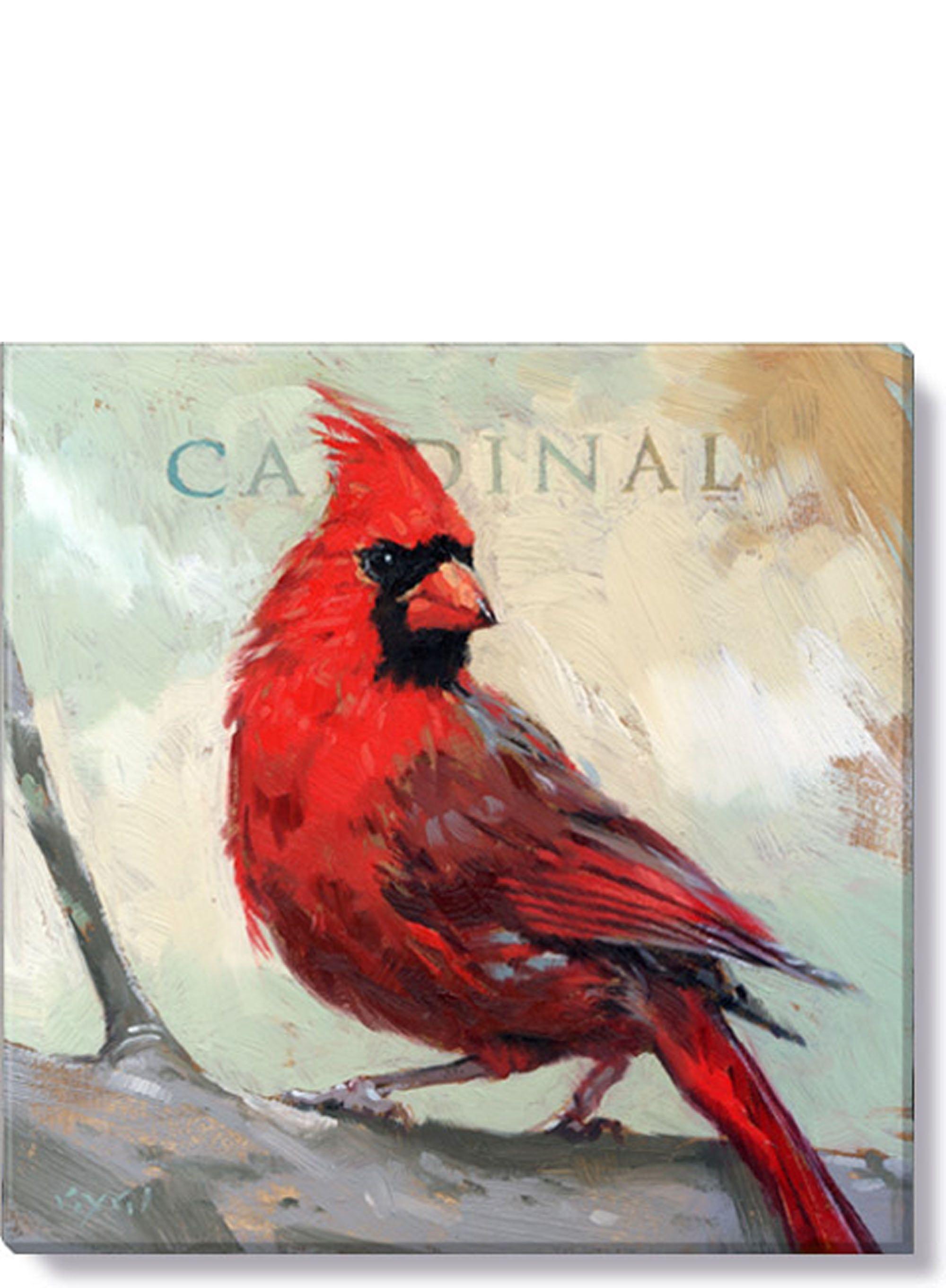 Cardinal Canvas, Museum Quality Giclee Print, Gal-yezhibbb920