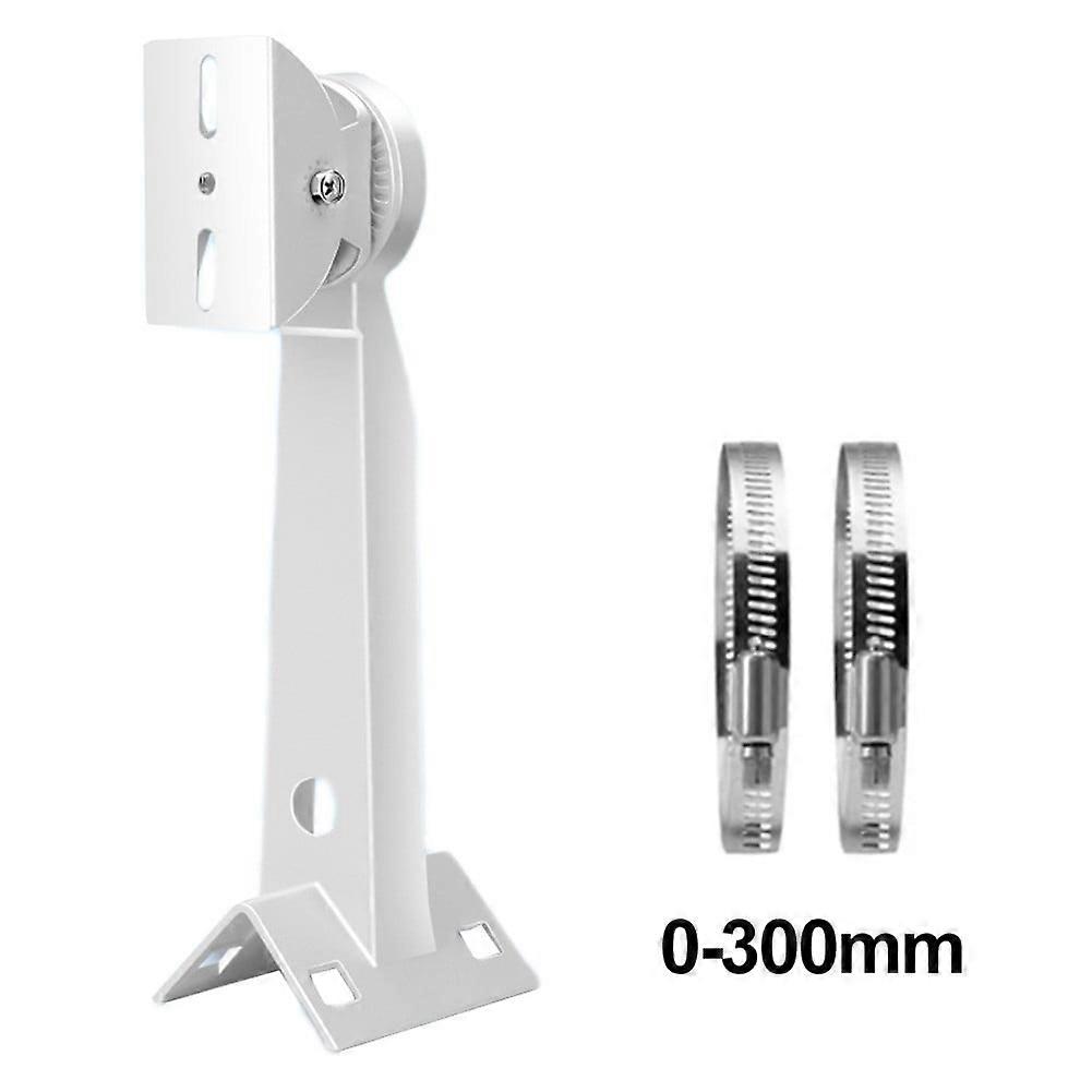 Camera Support Waterproof Wall Corner Bracket Vertical Pole Mounts with Hoops