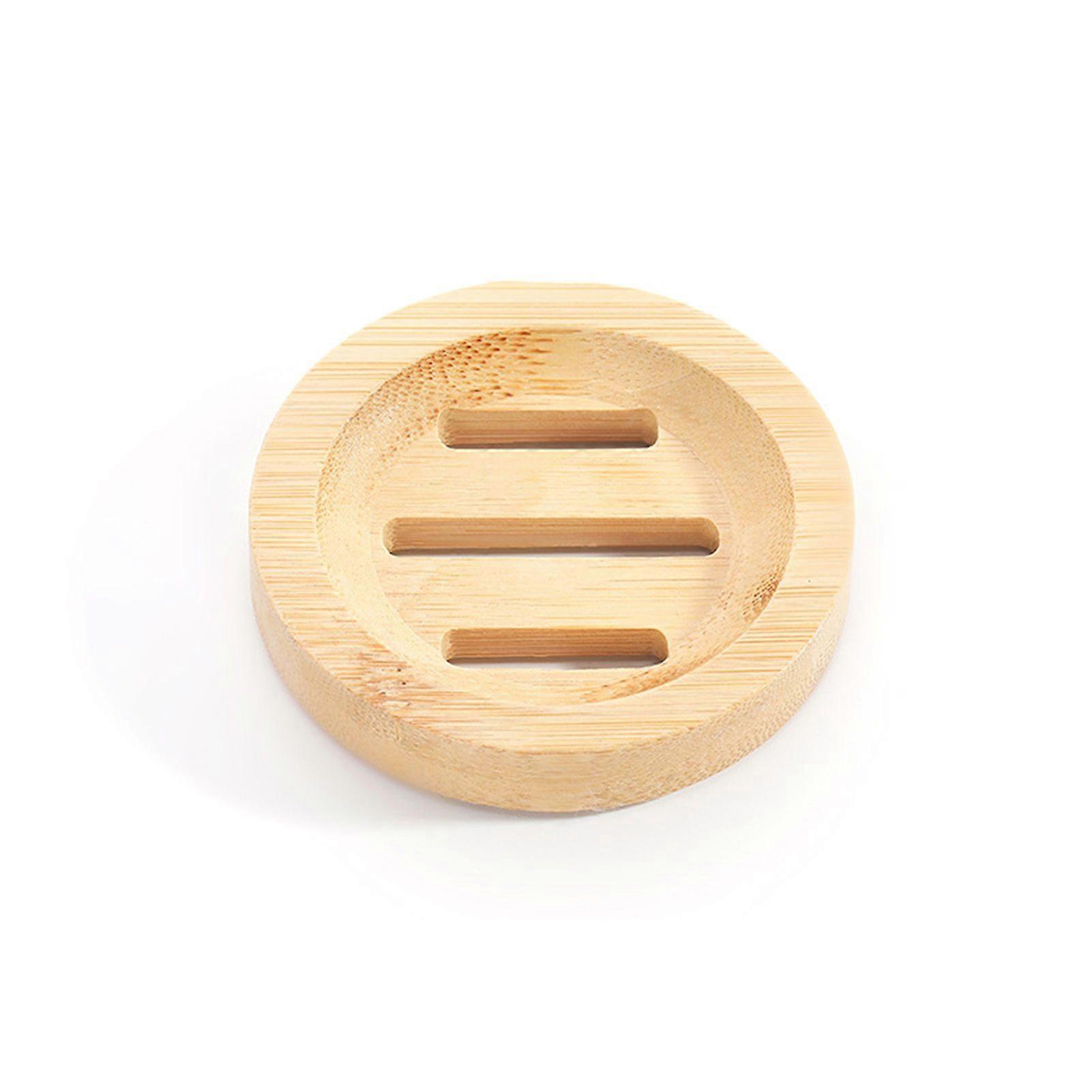 Jikaixiang Soap Box Holder High Durability Not Easily Deformed Easy to Clean Bamboo Case Tray Decorative Wooden Soap Drain Holder