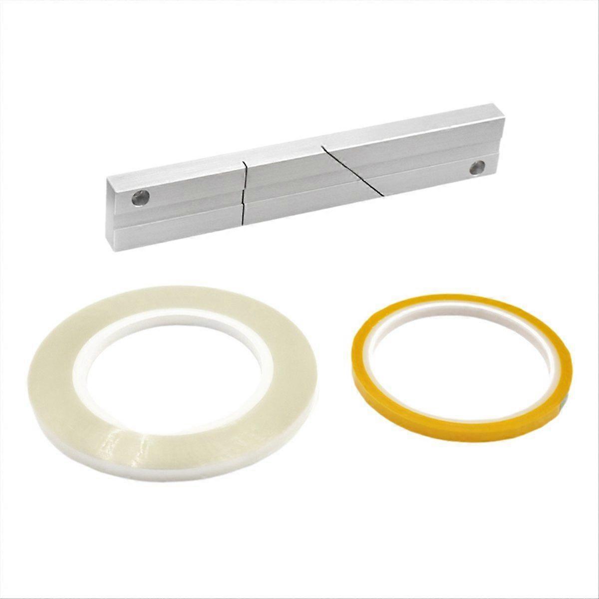For Revoxsonido 1/4 10Inch Tape Splicing Set Splicing Block with Leader Tape,Opening Cassettes Tape