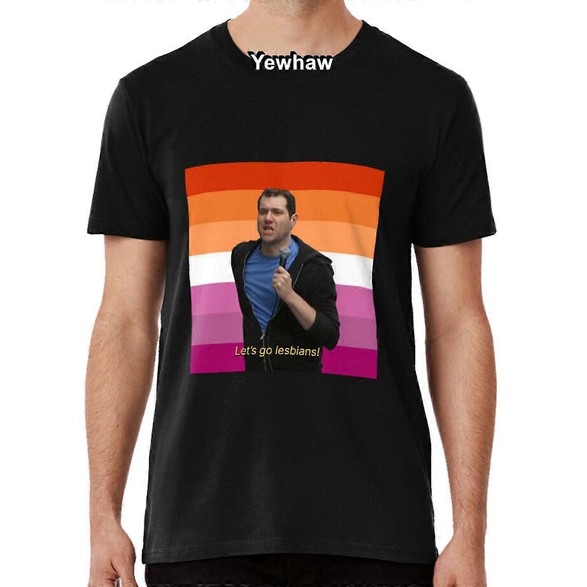 "Let's Go Lesbians!" (with Flag) T-shirt