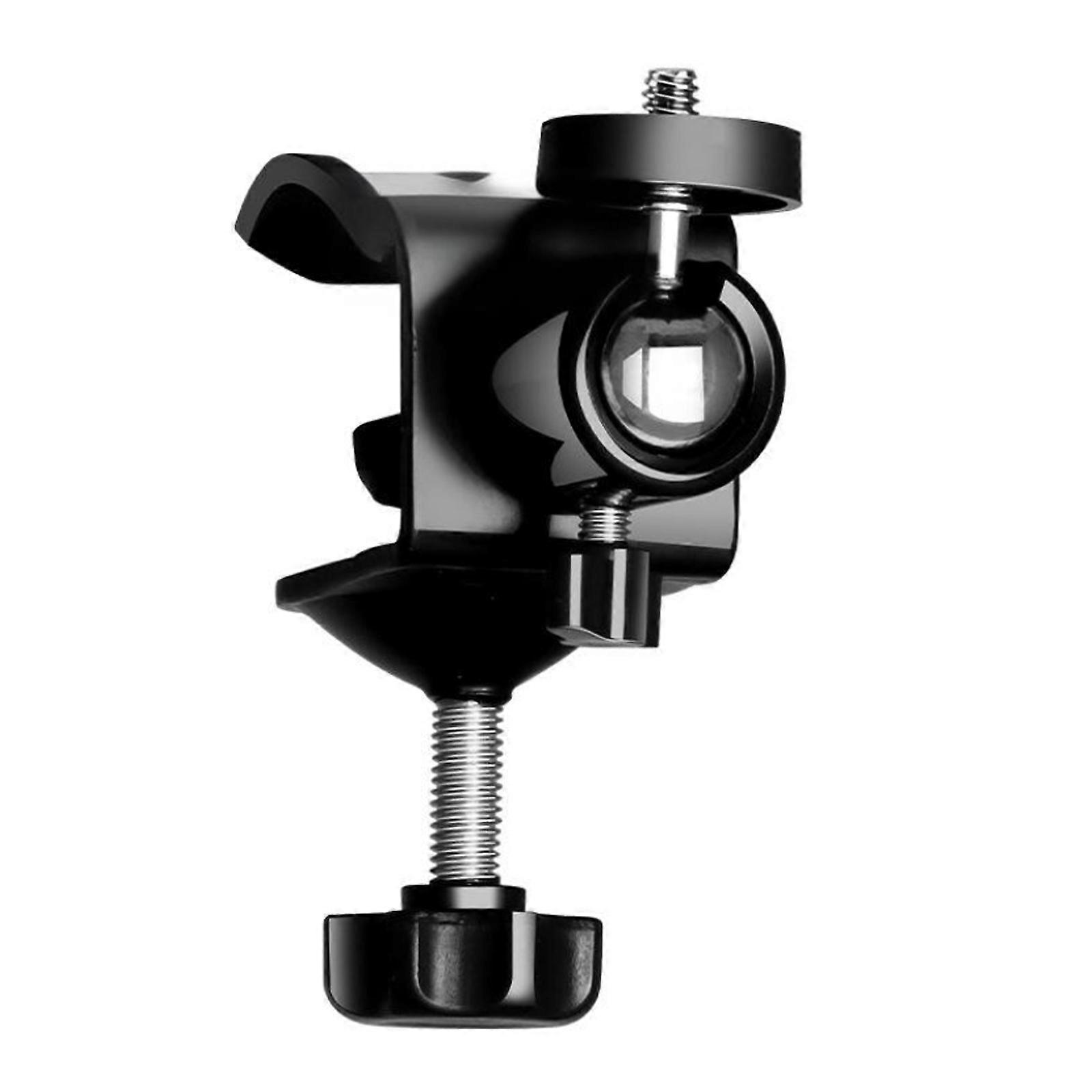 Multifunction Ball Head Camera Clamp 360 Rotation Not Penetrating Installation 3.5cm Grip Capacity for Live Streaming Use Multicolor