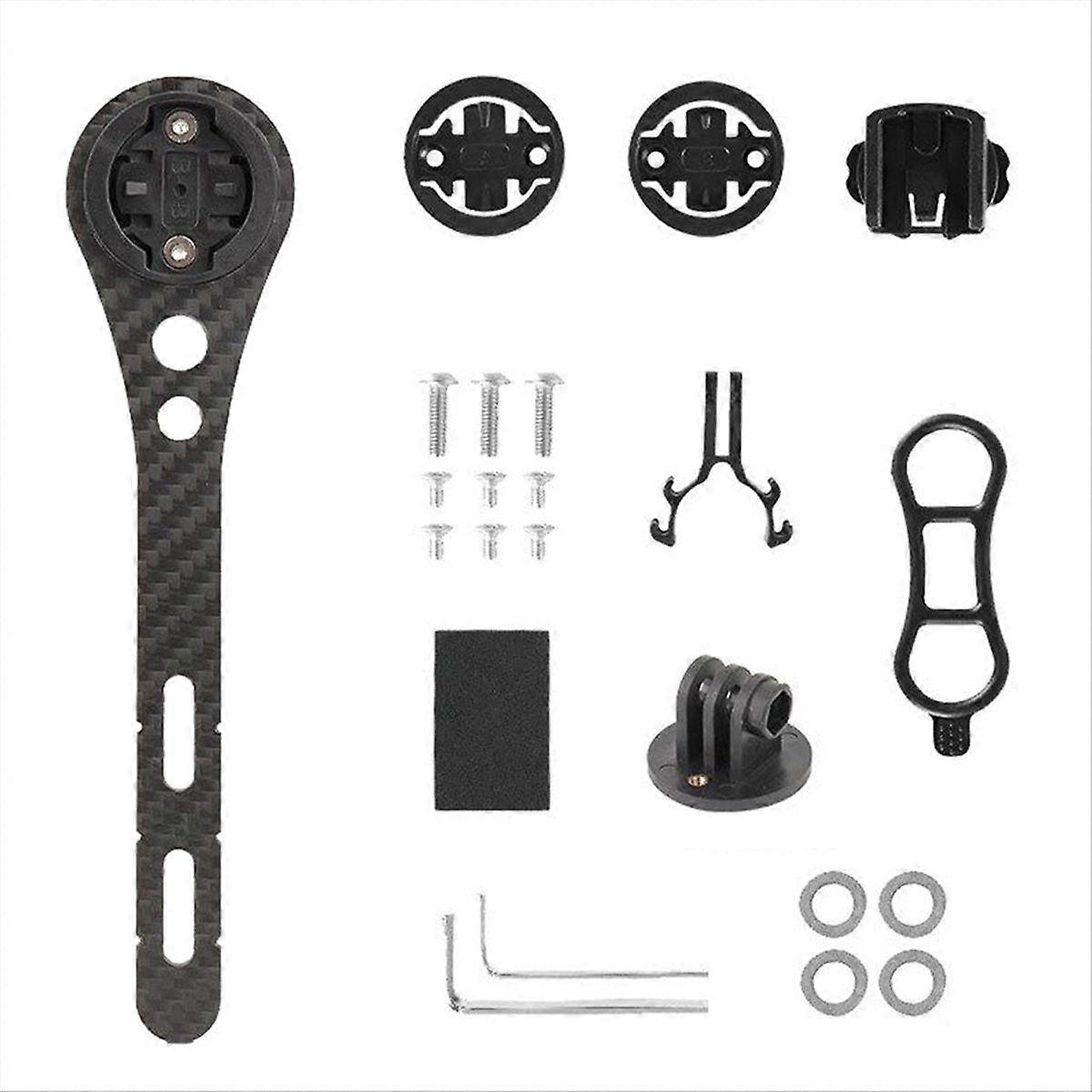 Carbon Fiber Bicycle Handlebar Computer Holder Bicycle Speedometer Holder Handlebar Extender for
