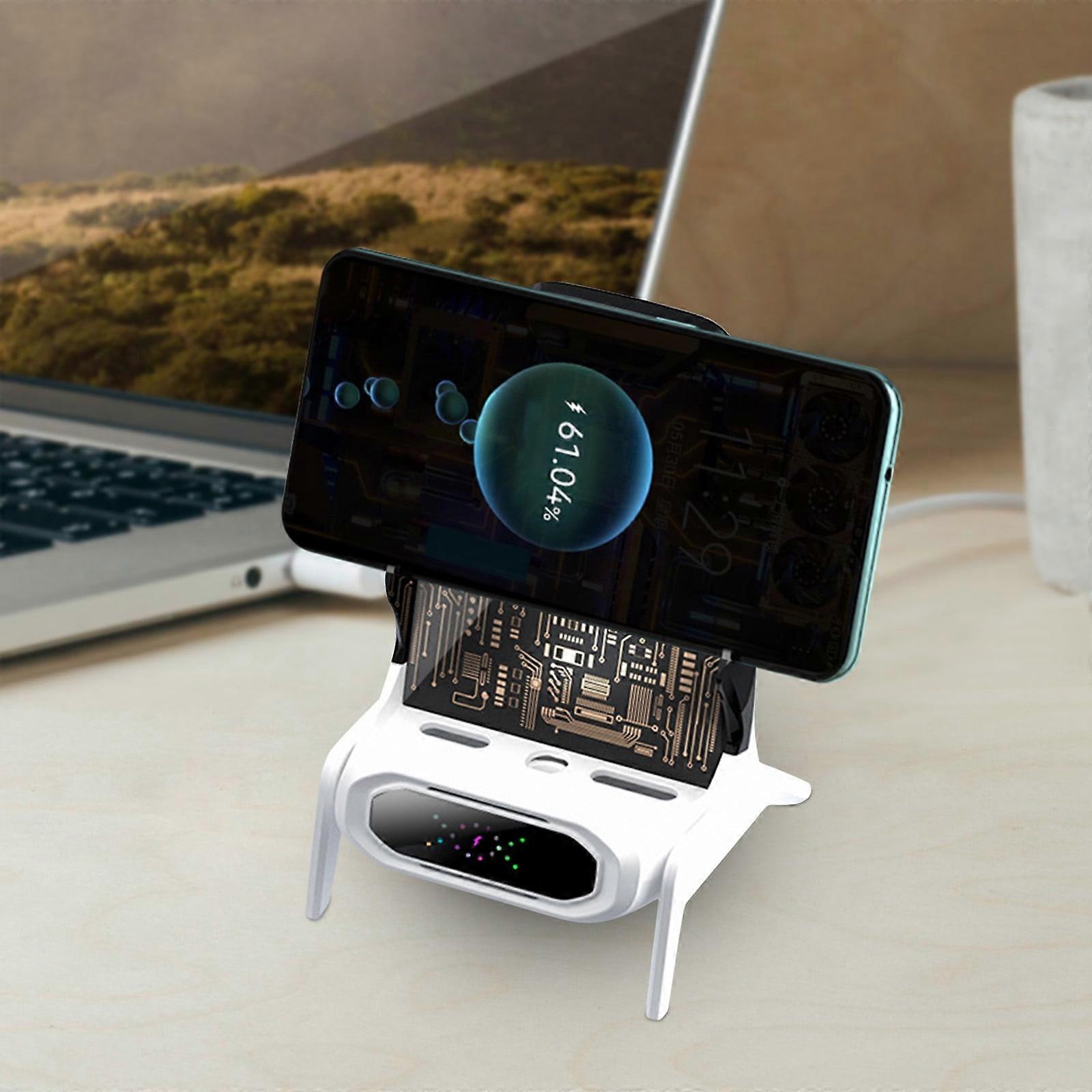 Wireless Charger, Small Chair Wireless Charger New Lazy Sofa Mobile Phone Stand Vertical Amplification Magnetic Absorber Quick Charger