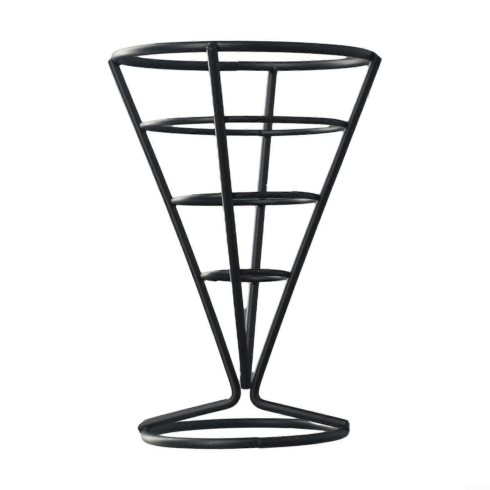 Fries Basket With RustProof Iron Snack Container Handle Food Storage, Compatible With Tableware Chips Ice Chicken Wings