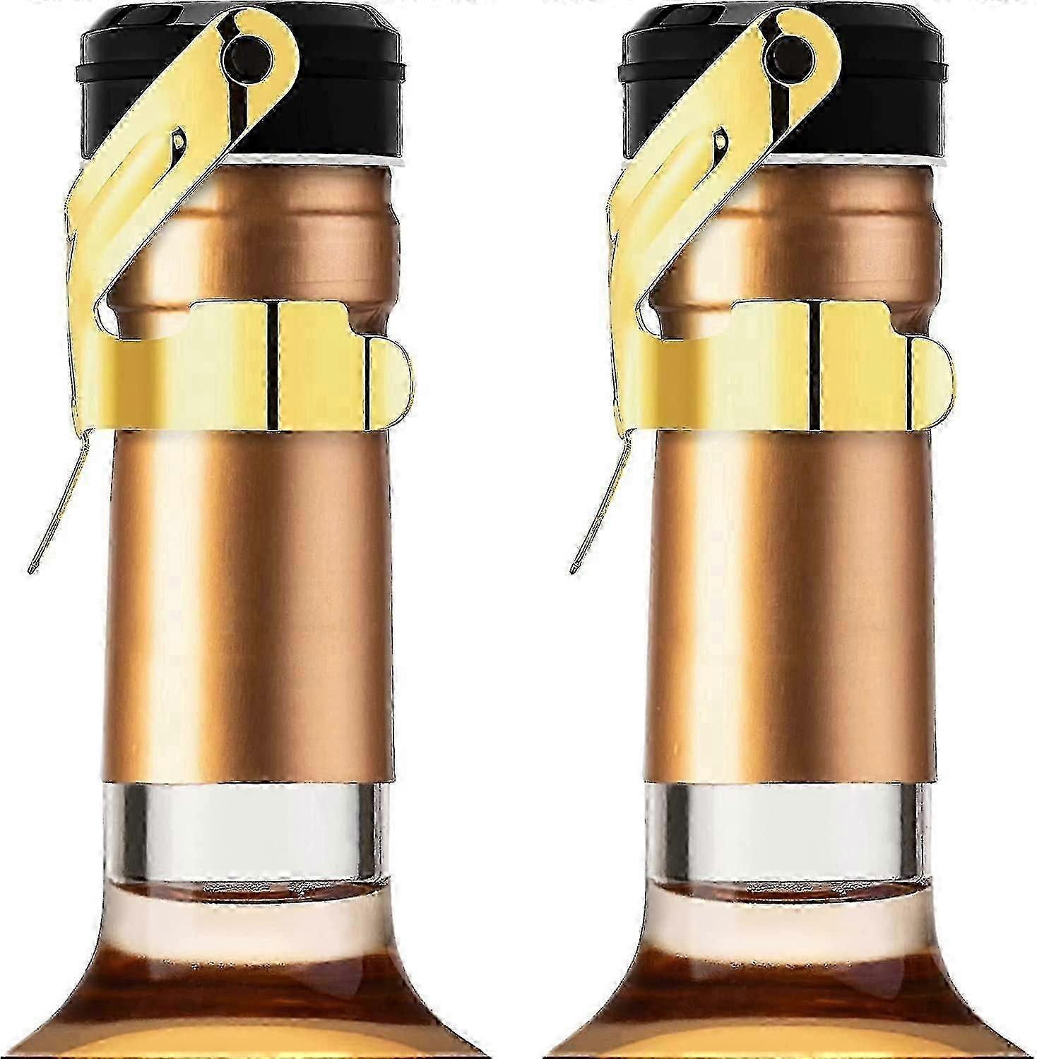 Πώμα Σαμπάνιας Ανοξείδωτο 2-Τεμάχιο για Cava Prosecco Sparkling Wine Bottle Plug Sealer Preserver