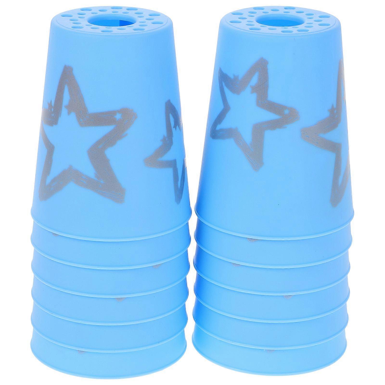 12pcs Speed Stacking Cups Stacking Game Stack Game Stapelbare Tassen Quick Stacking Cups Set Sport Stacking Cups Spiel