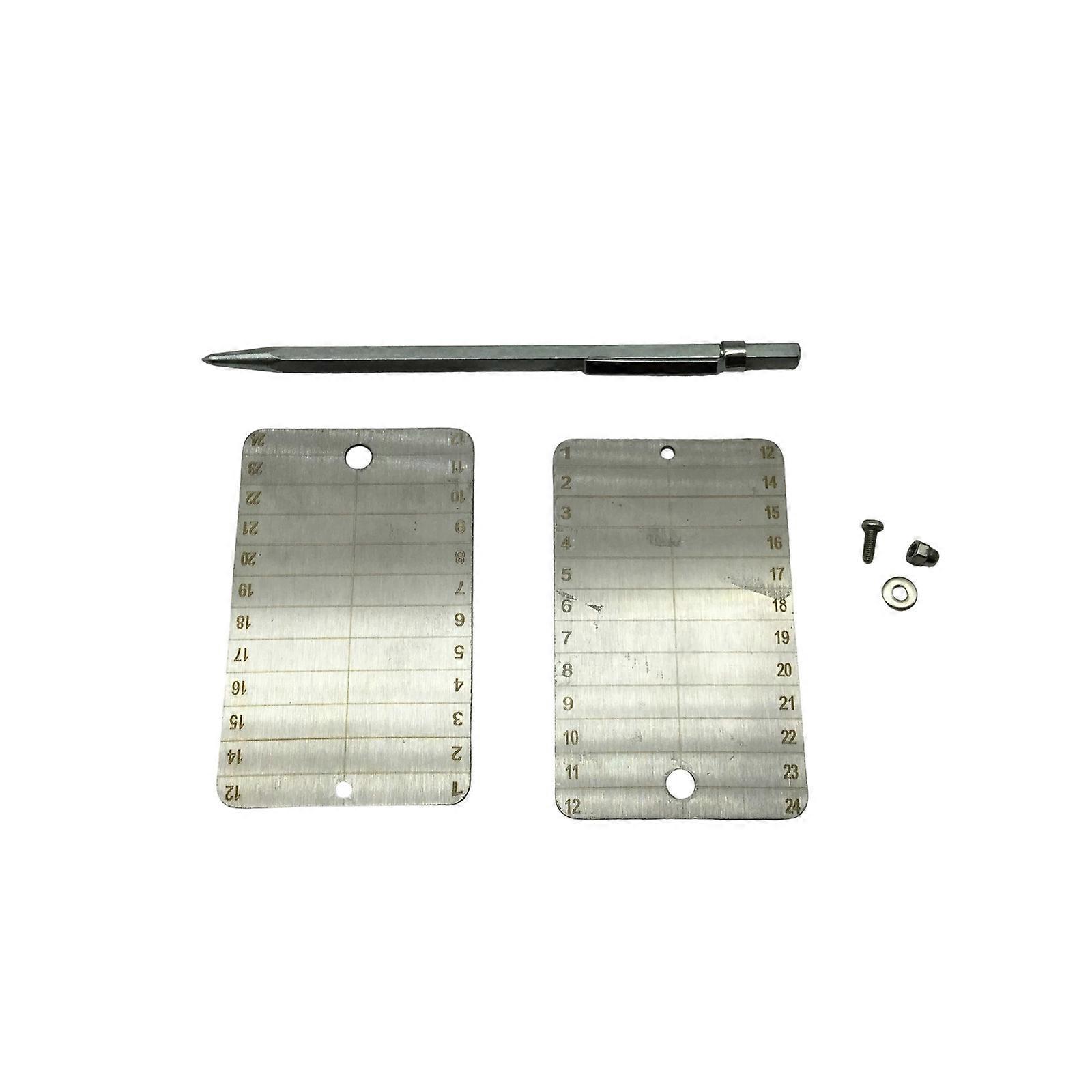 Secure 24 Word Recovery Phrase Storage Plate for Extended Security of Digital Resources Multicolor