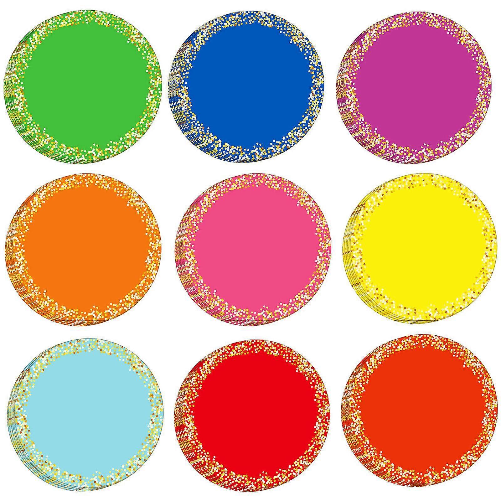 Classroom Art Materials Set 108 Dynamic Paper Specks For Participatory Bulletin Boards Creative Teaching Equipment Multicolor