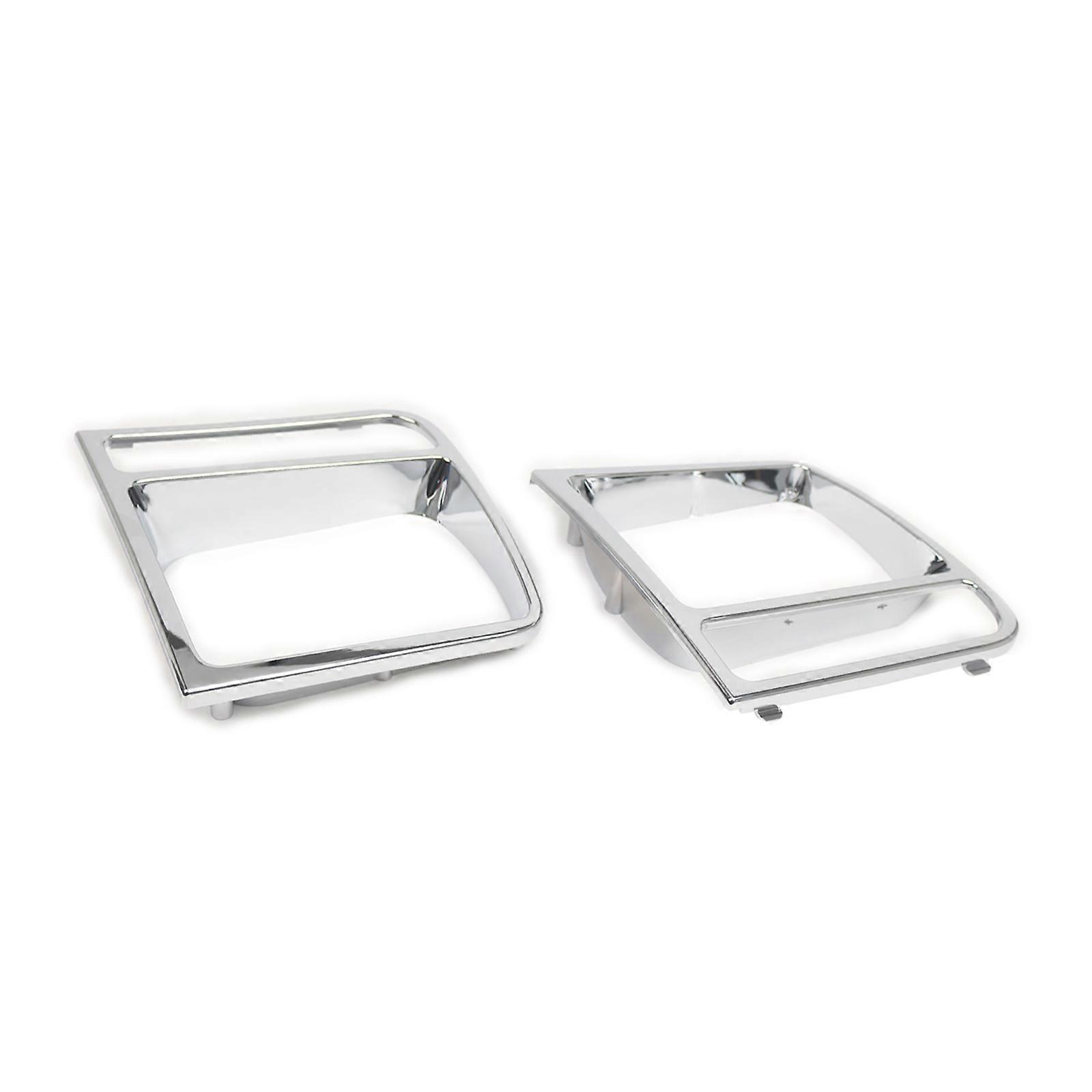 1 Pair Headlight Frame Trim for 1997-2001 CH2512165 CH2513165 Replacement Head Lamp Bezel Trim Auto Accessories  Plating