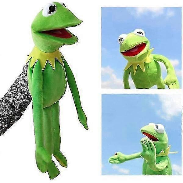 Kermit The Frog Puppet, Frog Plush Hand Puppet, Cute Cartoon Plush Doll Toy, Plush Hand Puppet Puppet, Creative Children's Educational Toy Gifts for B